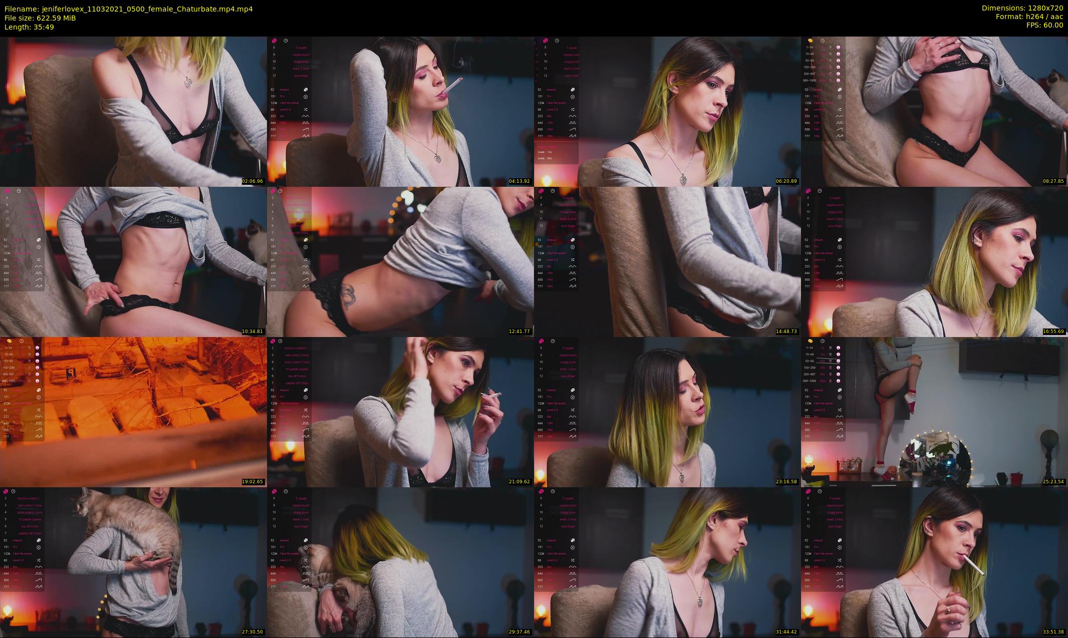 jeniferlovex — 36 minute Chaturbate female cam show recording, 720p, Mar 11, 2021