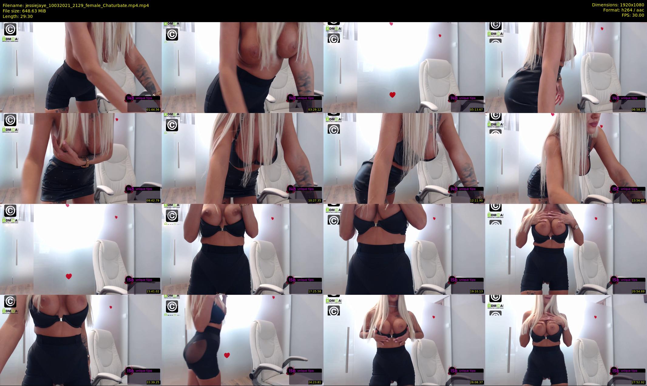 jessiejaye — 30 minute Chaturbate female cam show recording, 1080p, Mar 10, 2021