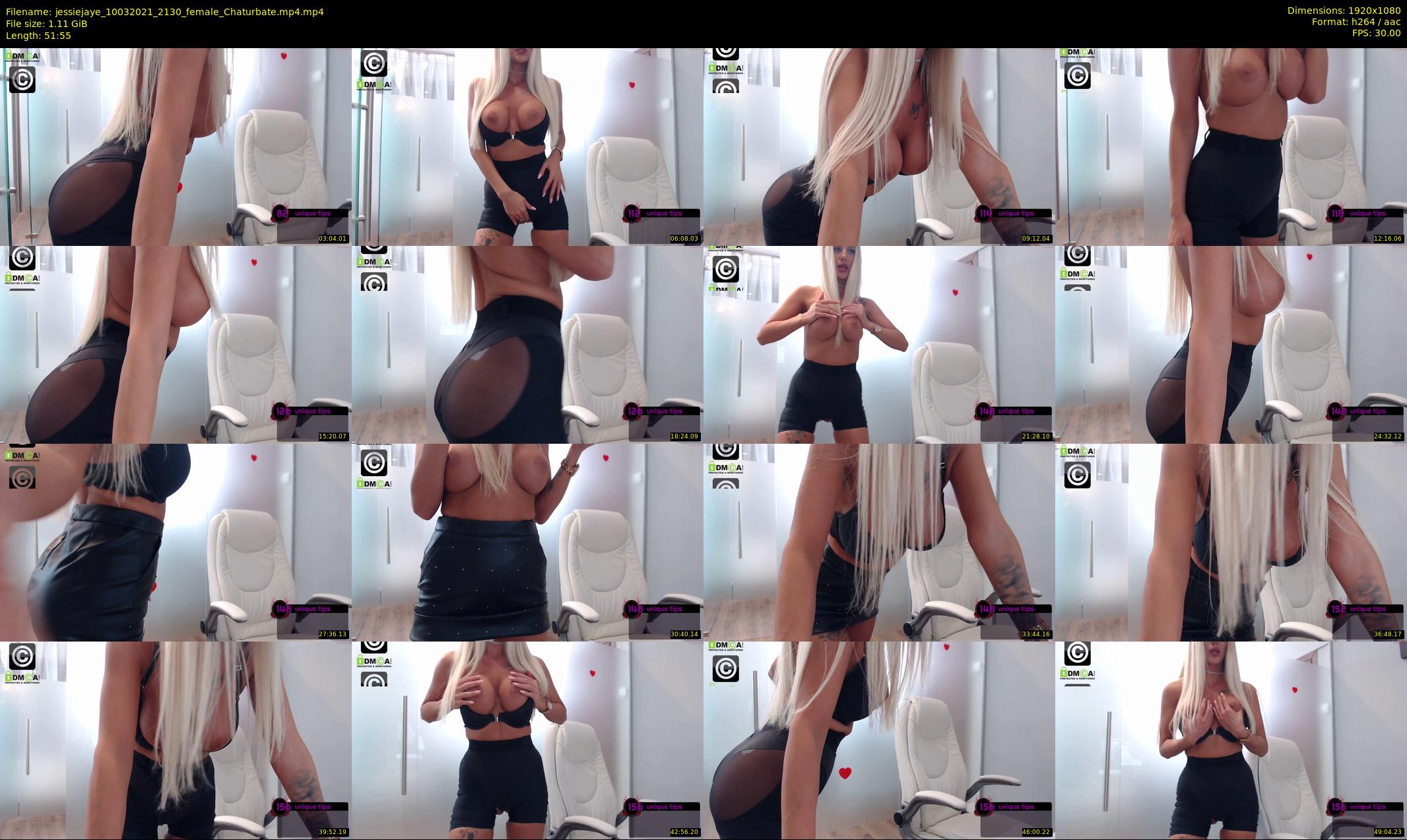 jessiejaye — 52 minute Chaturbate female cam show recording, 1080p, Mar 10, 2021