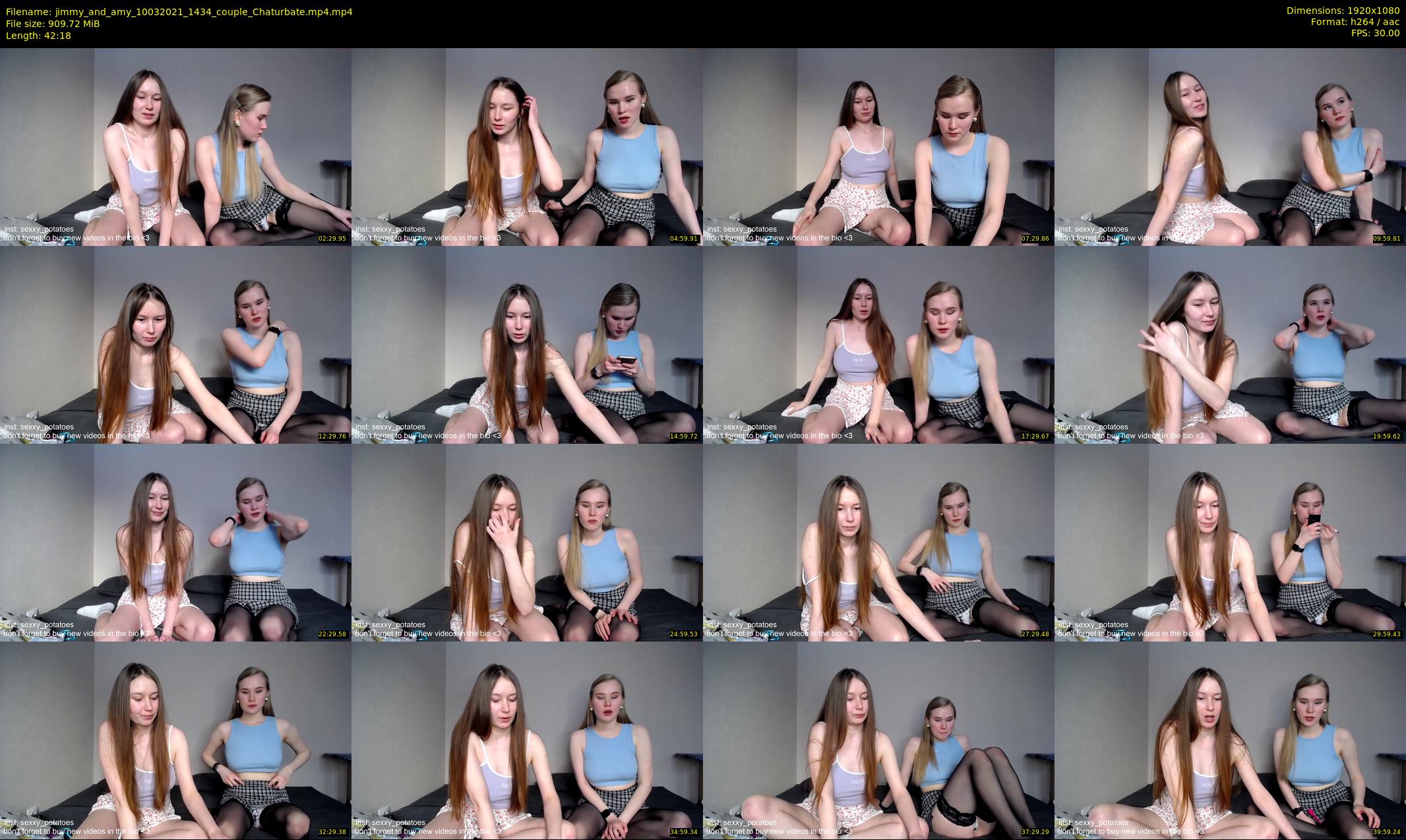 jimmy_and_amy — 43 minute Chaturbate couple cam show recording, 1080p, Mar 10, 2021