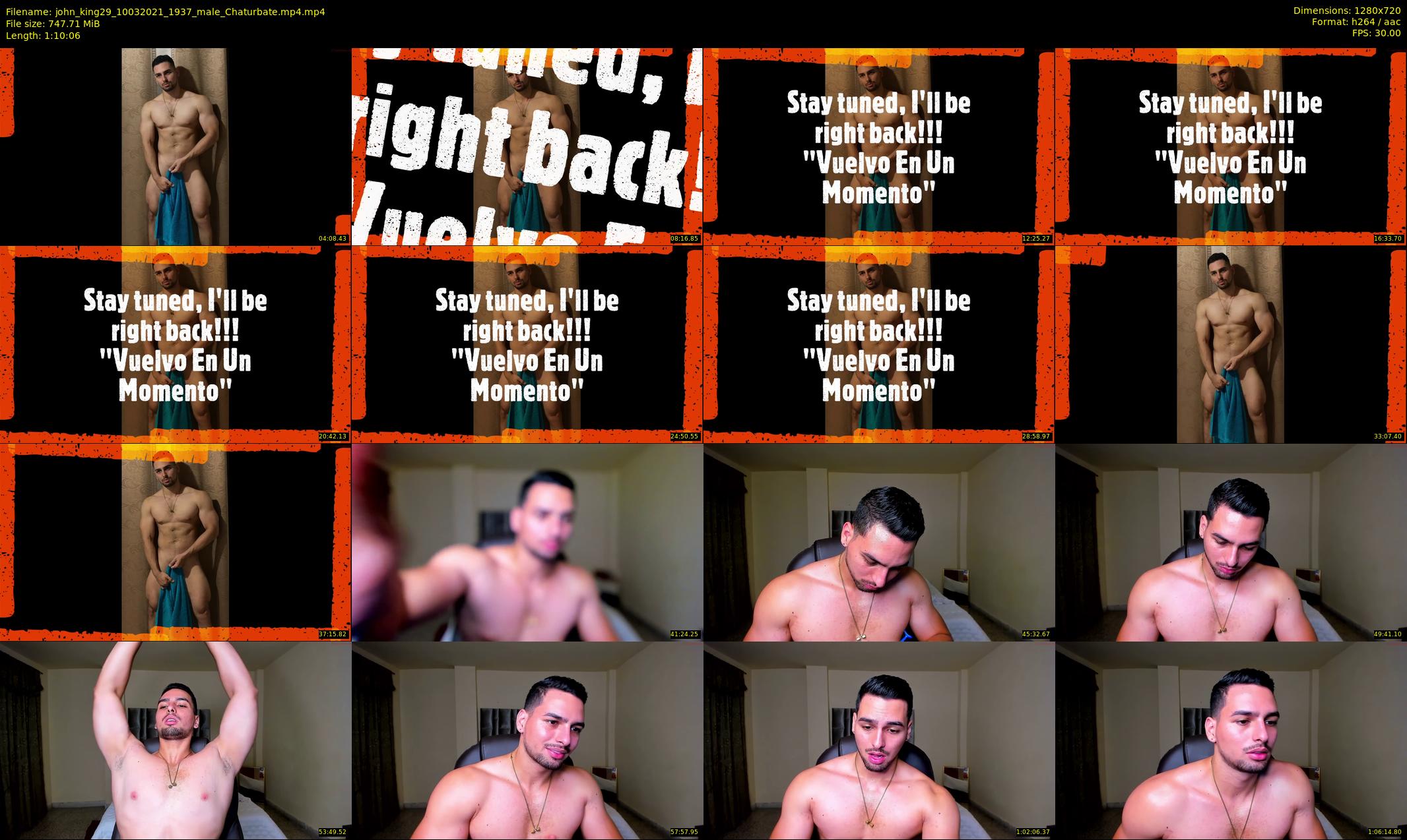 john_king29 — 71 minute Chaturbate male cam show recording, 720p, Mar 10, 2021