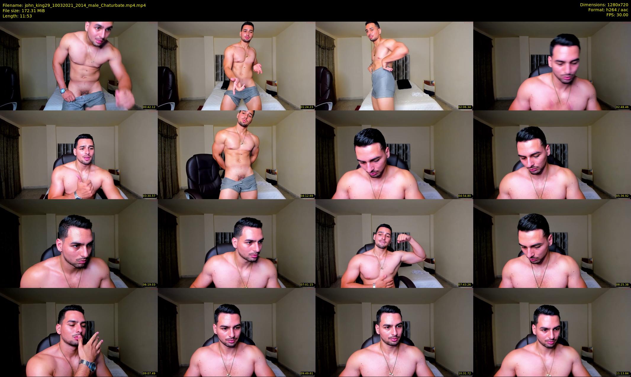 john_king29 — 12 minute Chaturbate male cam show recording, 720p, Mar 10, 2021