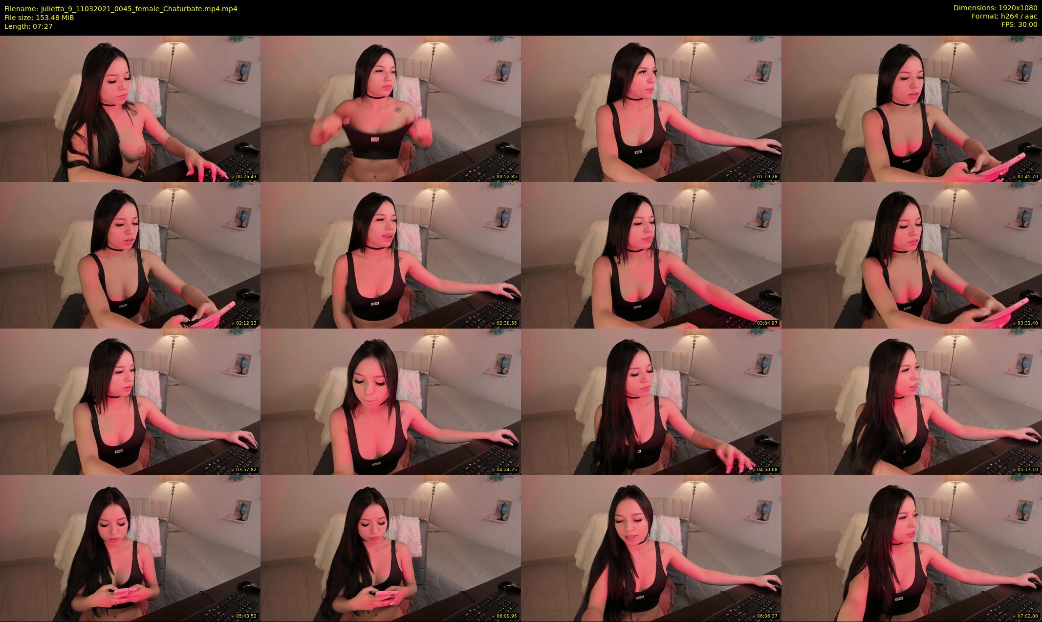 julietta_9 — 8 minute Chaturbate female cam show recording, 1080p, Mar 11, 2021