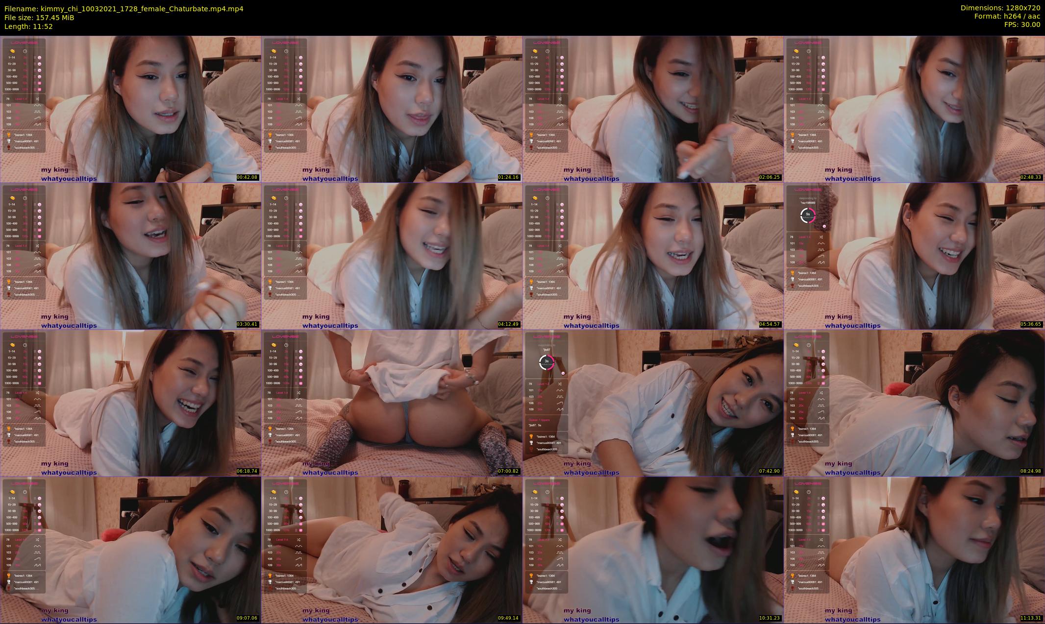 kimmy_chi — 12 minute Chaturbate female cam show recording, 720p, Mar 10, 2021