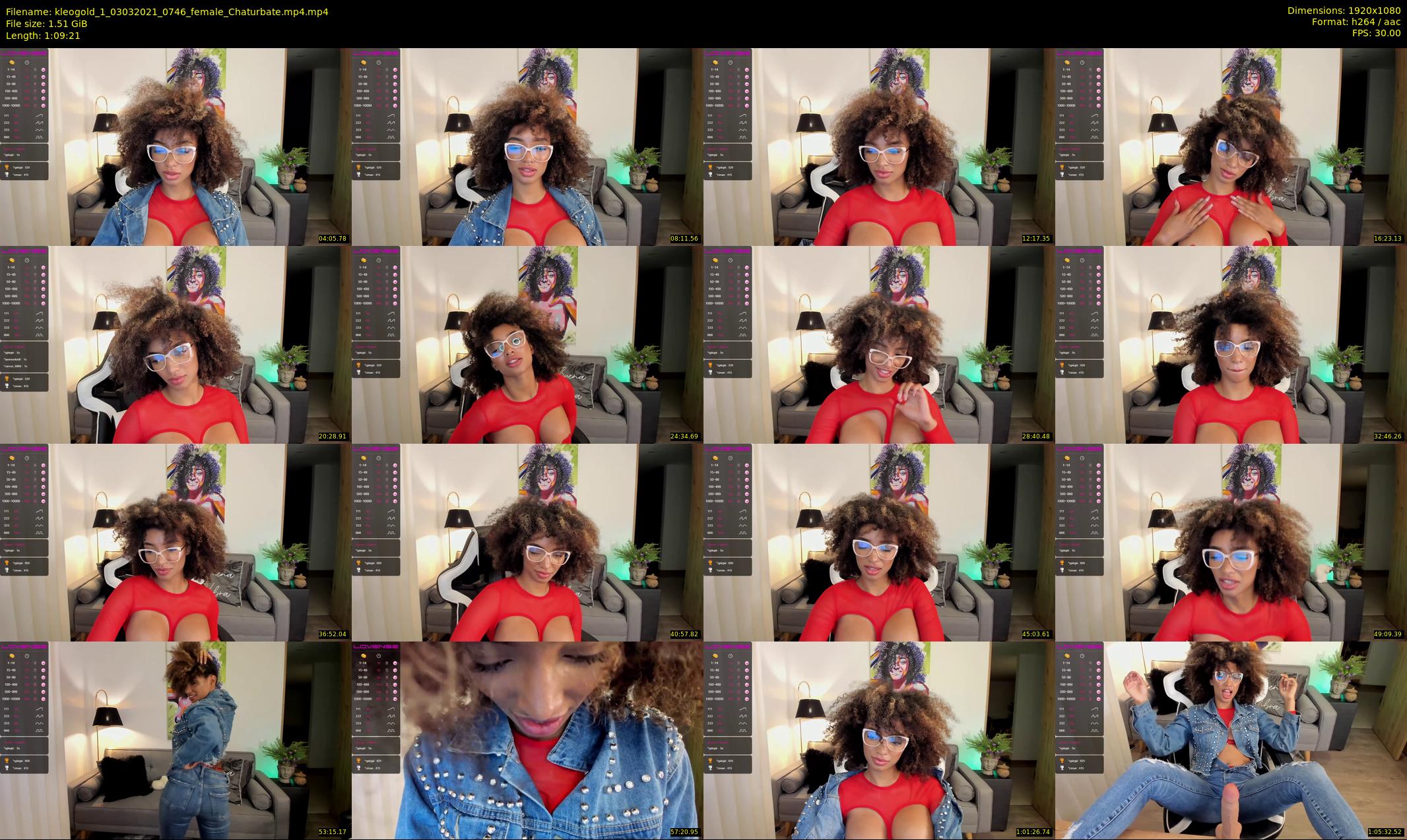 kleogold_1 — 70 minute Chaturbate female cam show recording, 1080p, Mar 3, 2021