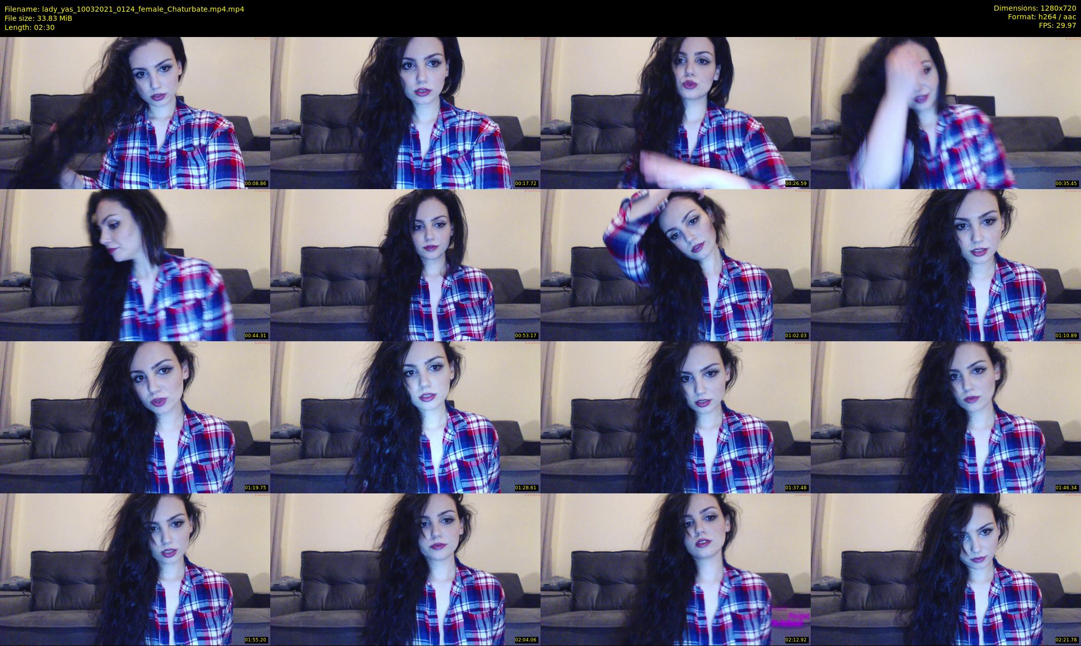 lady_yas — 3 minute Chaturbate female cam show recording, 720p, Mar 10, 2021