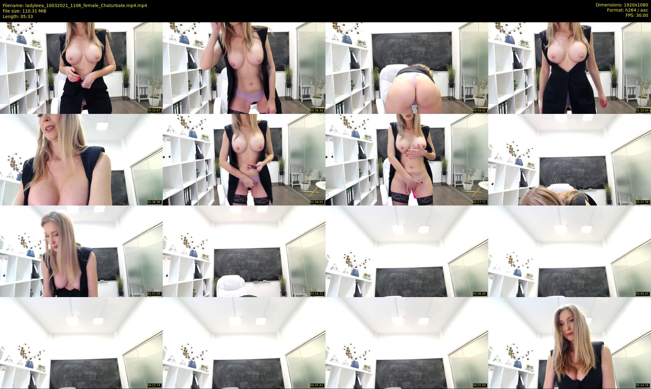 ladyleea — 6 minute Chaturbate female cam show recording, 1080p, Mar 10, 2021