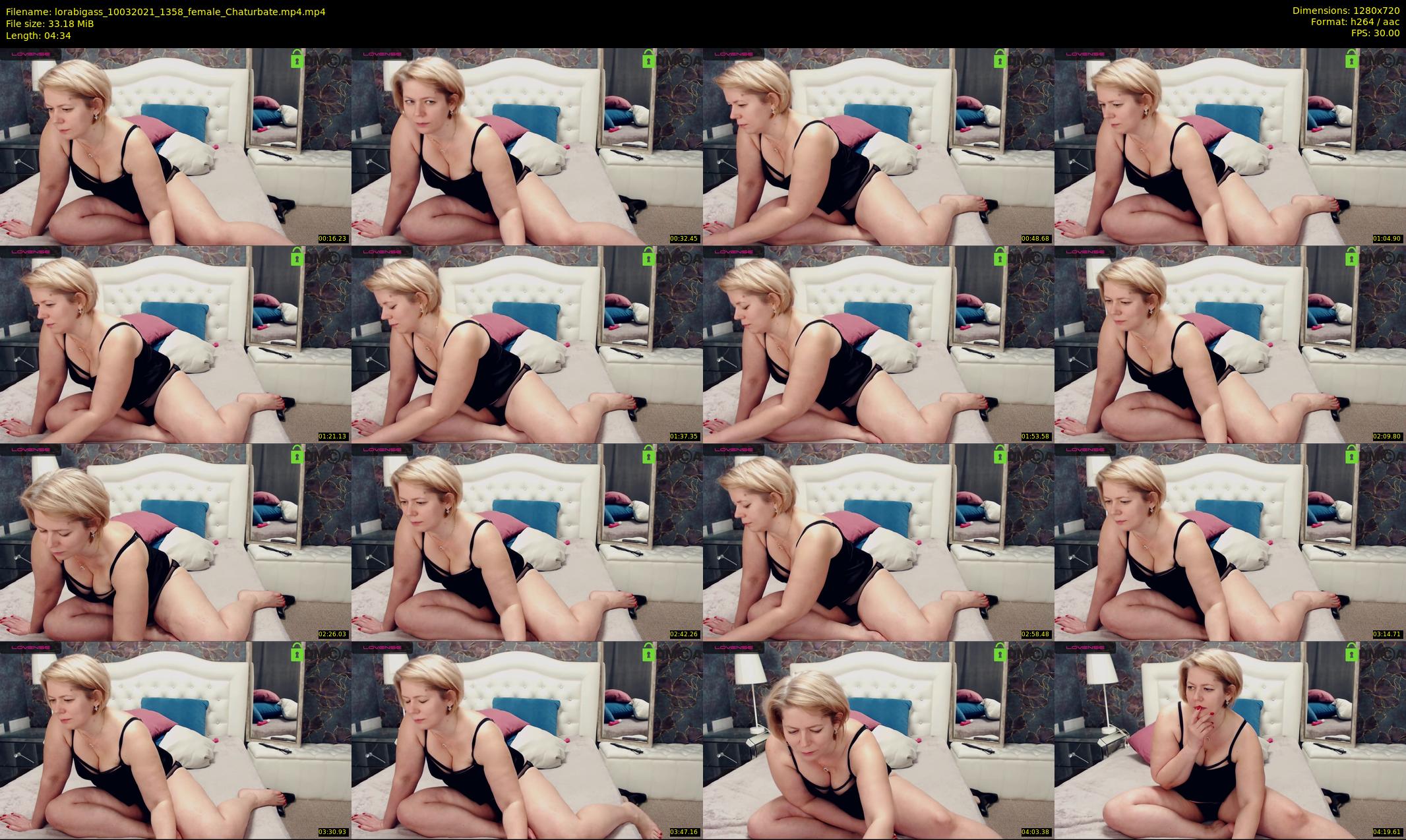 lorabigass — 5 minute Chaturbate female cam show recording, 720p, Mar 10, 2021