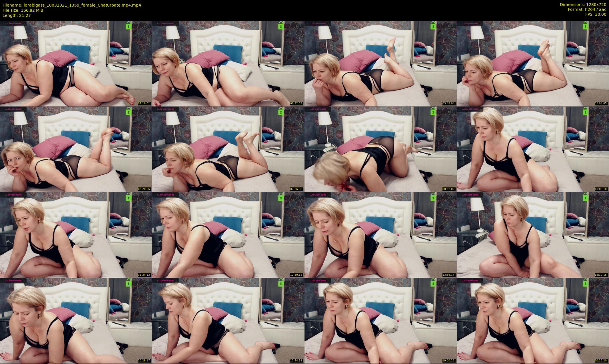 lorabigass — 22 minute Chaturbate female cam show recording, 720p, Mar 10, 2021