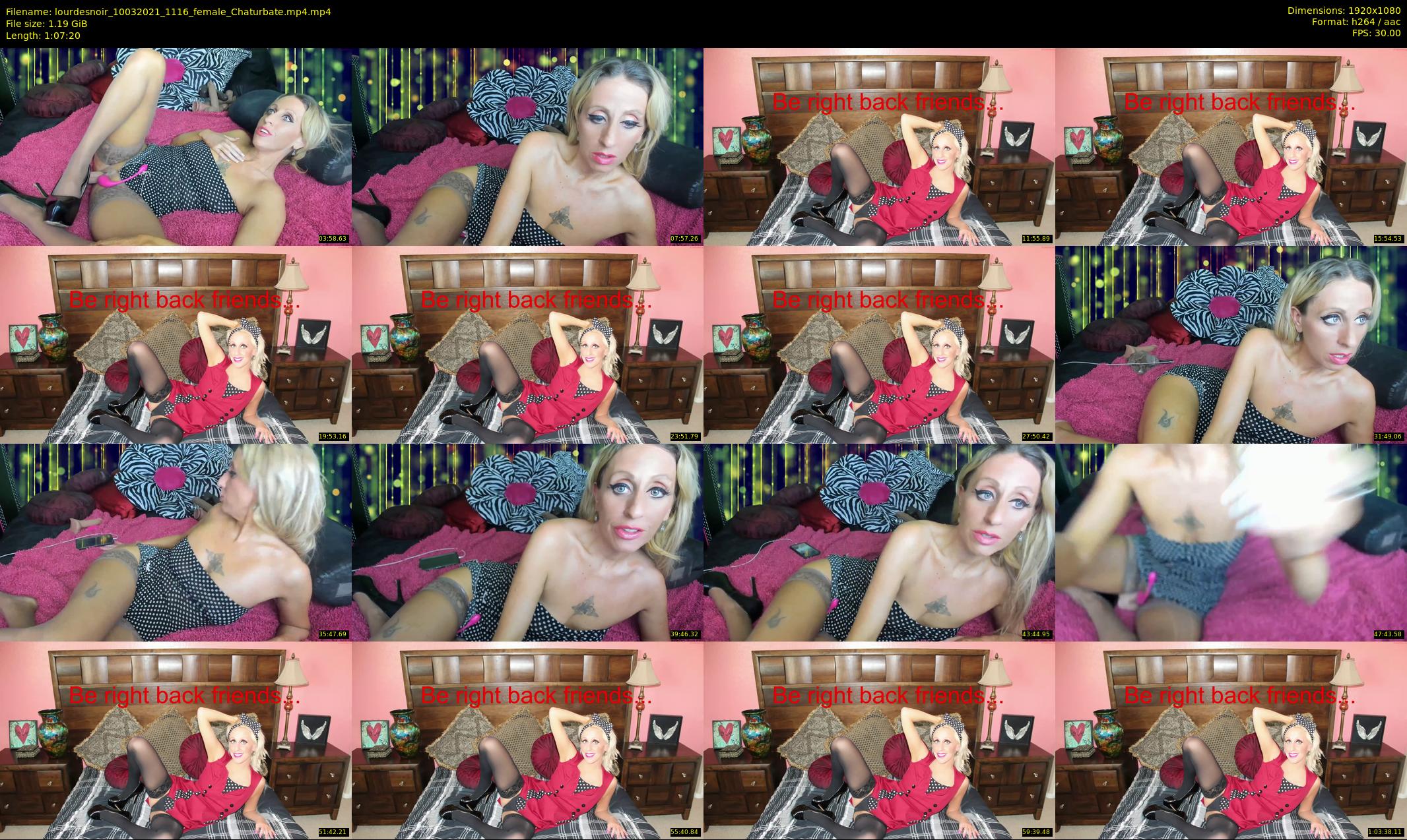 lourdesnoir — 68 minute Chaturbate female cam show recording, 1080p, Mar 10, 2021