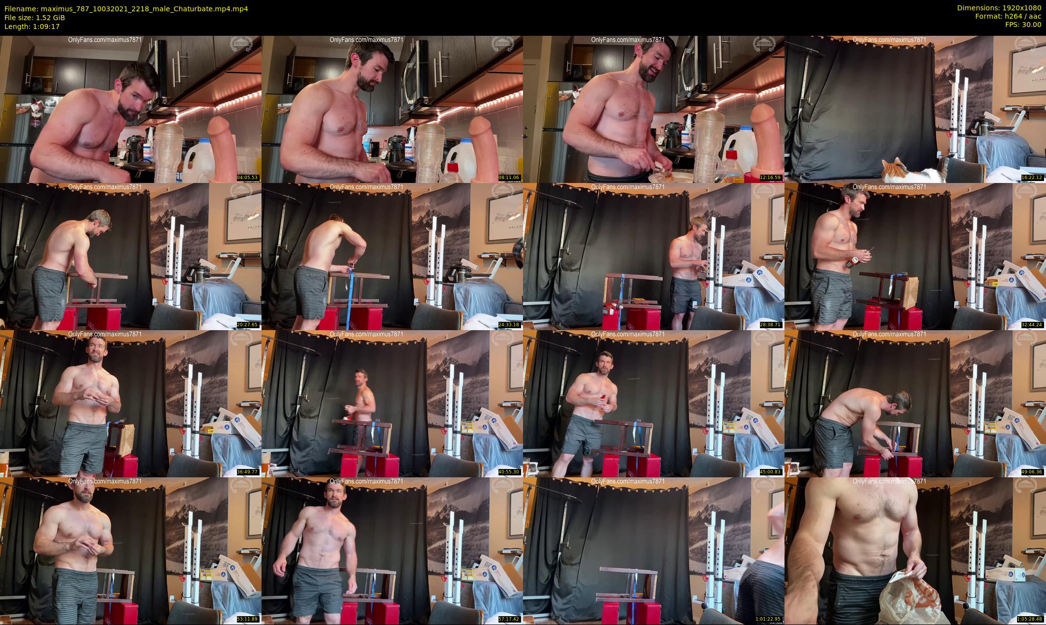 maximus_787 — 70 minute Chaturbate male cam show recording, 1080p, Mar 10, 2021