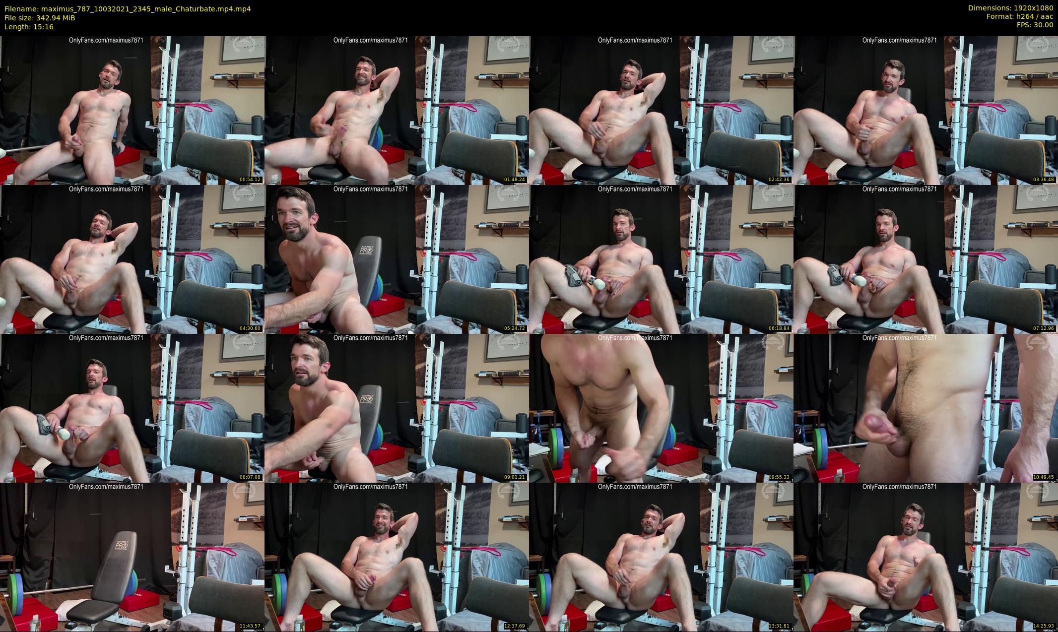maximus_787 — 16 minute Chaturbate male cam show recording, 1080p, Mar 10, 2021