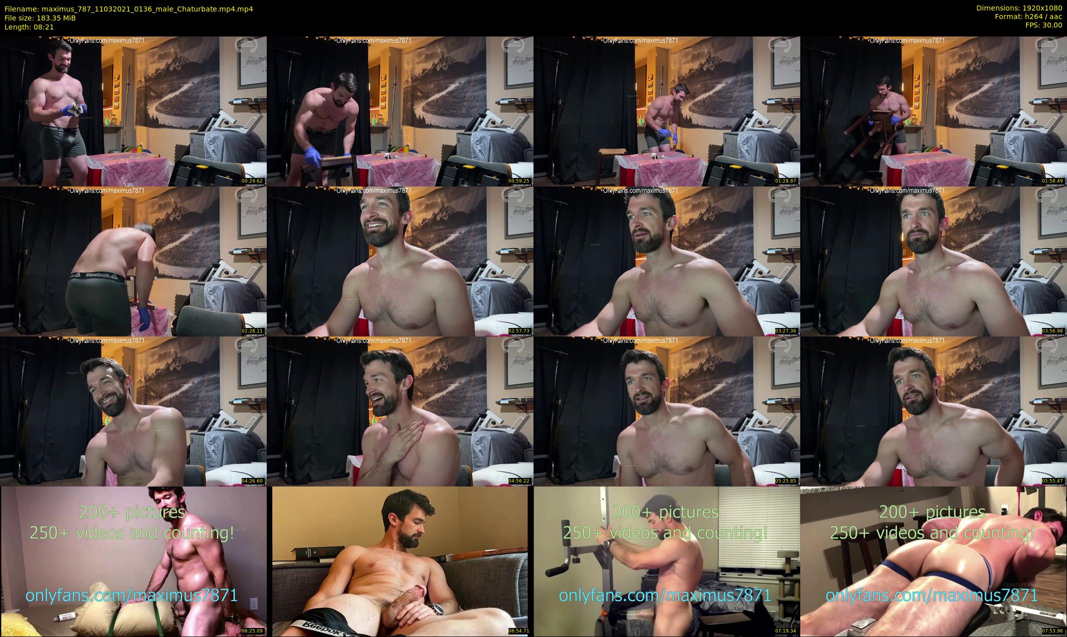 maximus_787 — 9 minute Chaturbate male cam show recording, 1080p, Mar 11, 2021