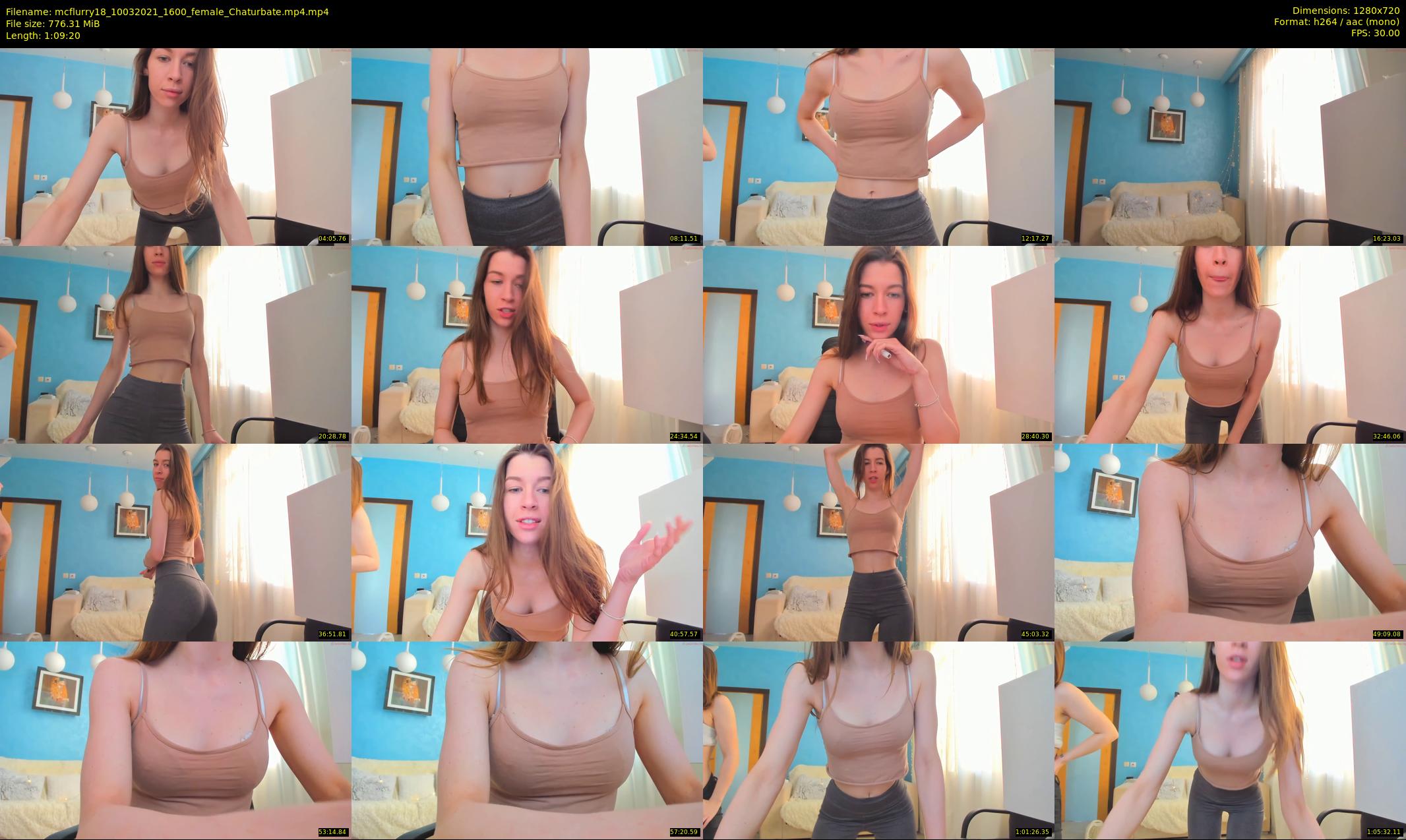 mcflurry18 — 70 minute Chaturbate female cam show recording, 720p, Mar 10, 2021