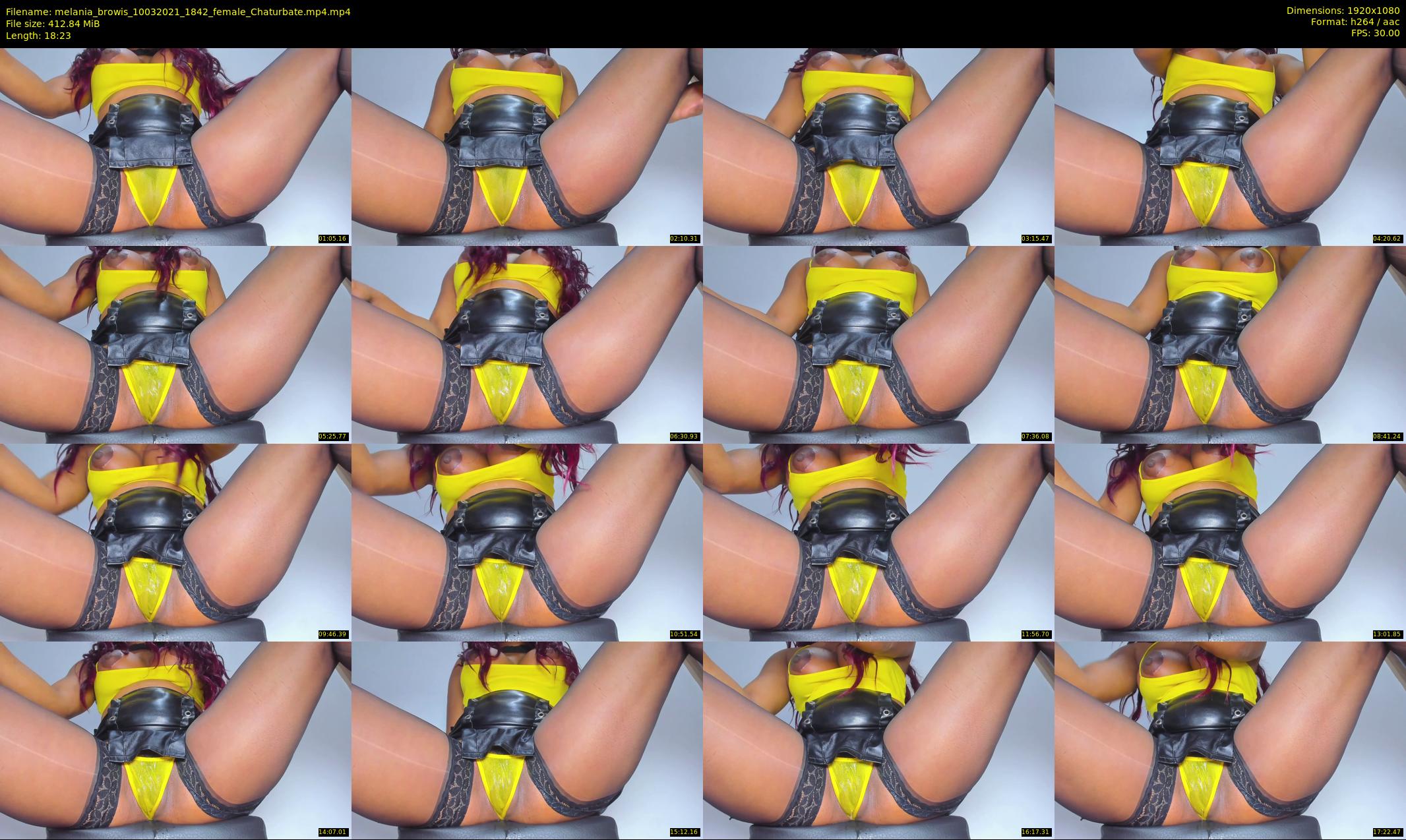 melania_browis — 19 minute Chaturbate female cam show recording, 1080p, Mar 10, 2021