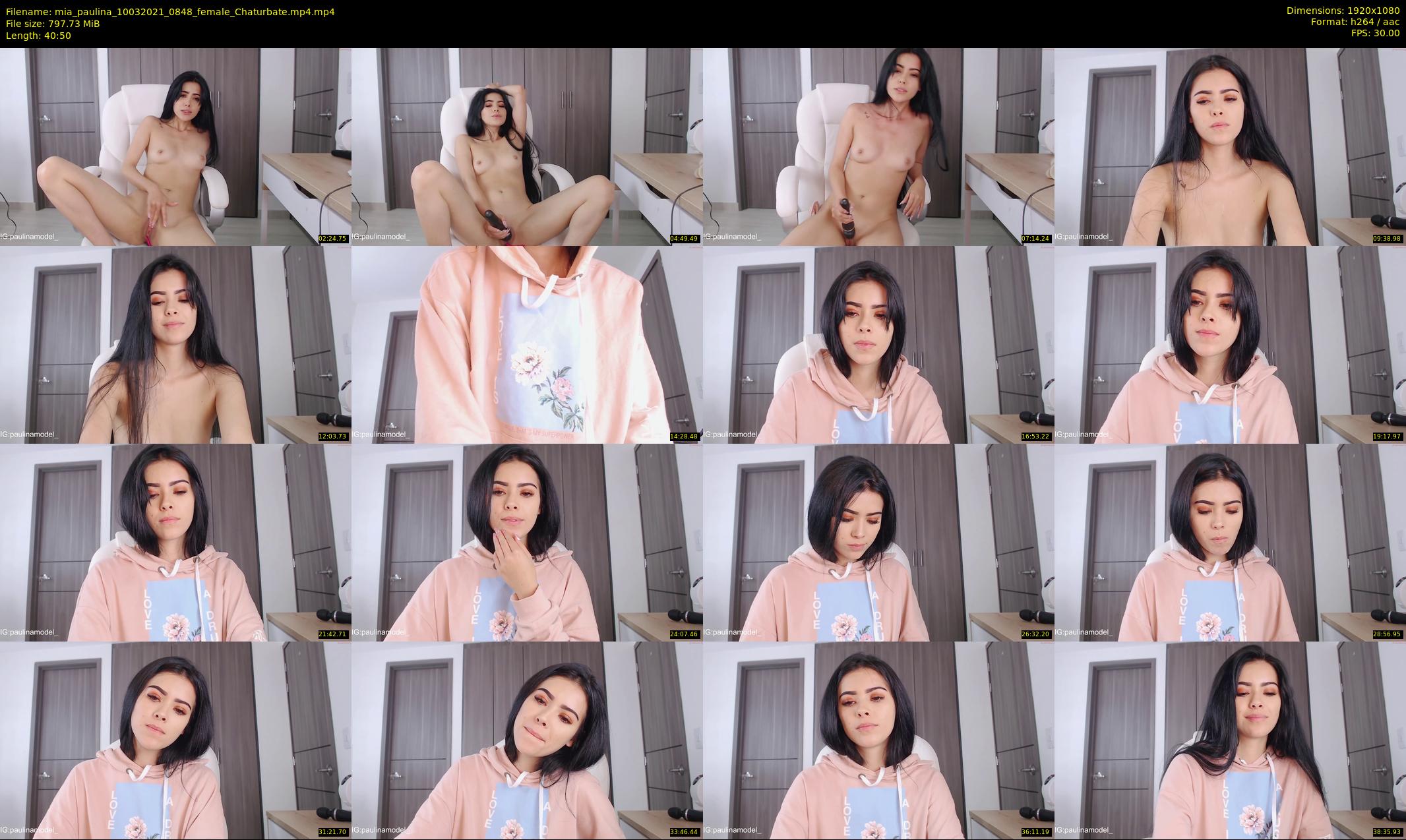 mia_paulina — 41 minute Chaturbate female cam show recording, 1080p, Mar 10, 2021