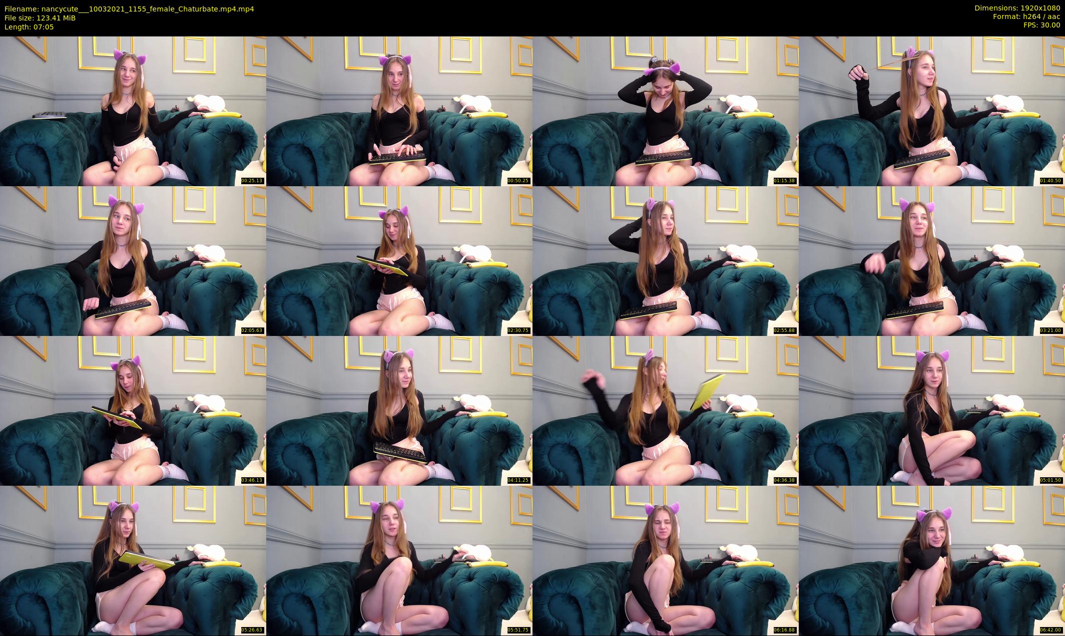 nancycute__ — 8 minute Chaturbate female cam show recording, 1080p, Mar 10, 2021