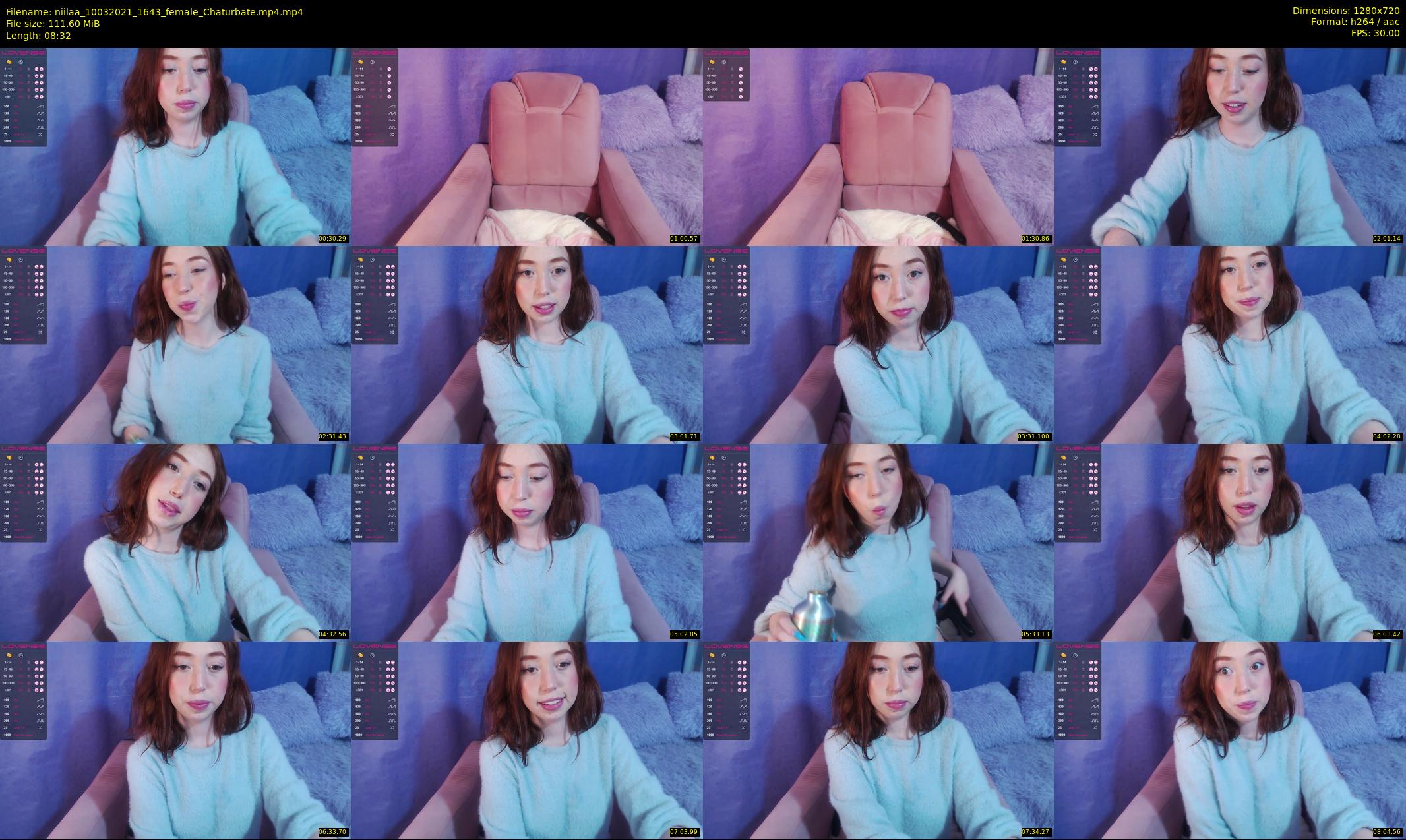 niilaa — 9 minute Chaturbate female cam show recording, 720p, Mar 10, 2021