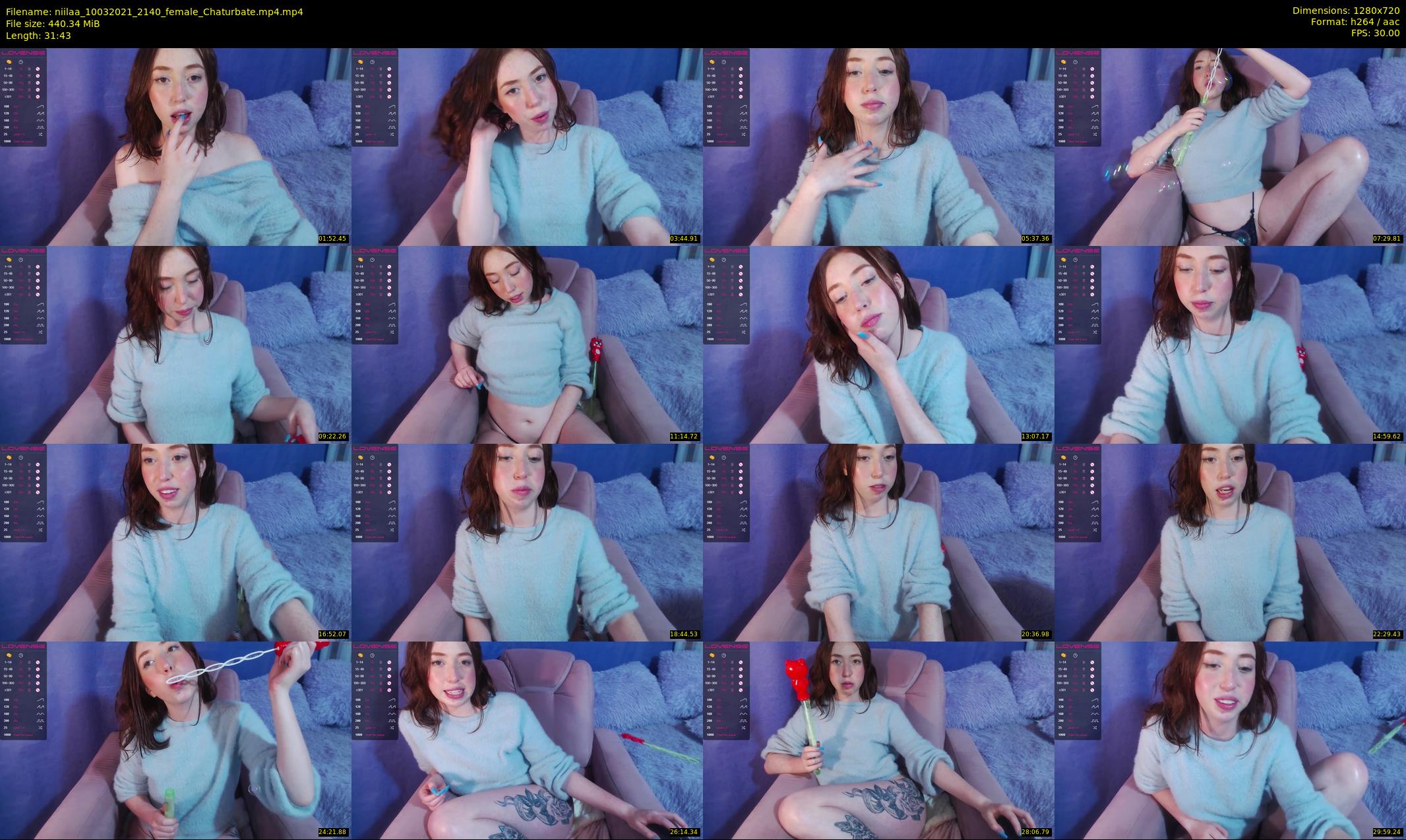 niilaa — 32 minute Chaturbate female cam show recording, 720p, Mar 10, 2021