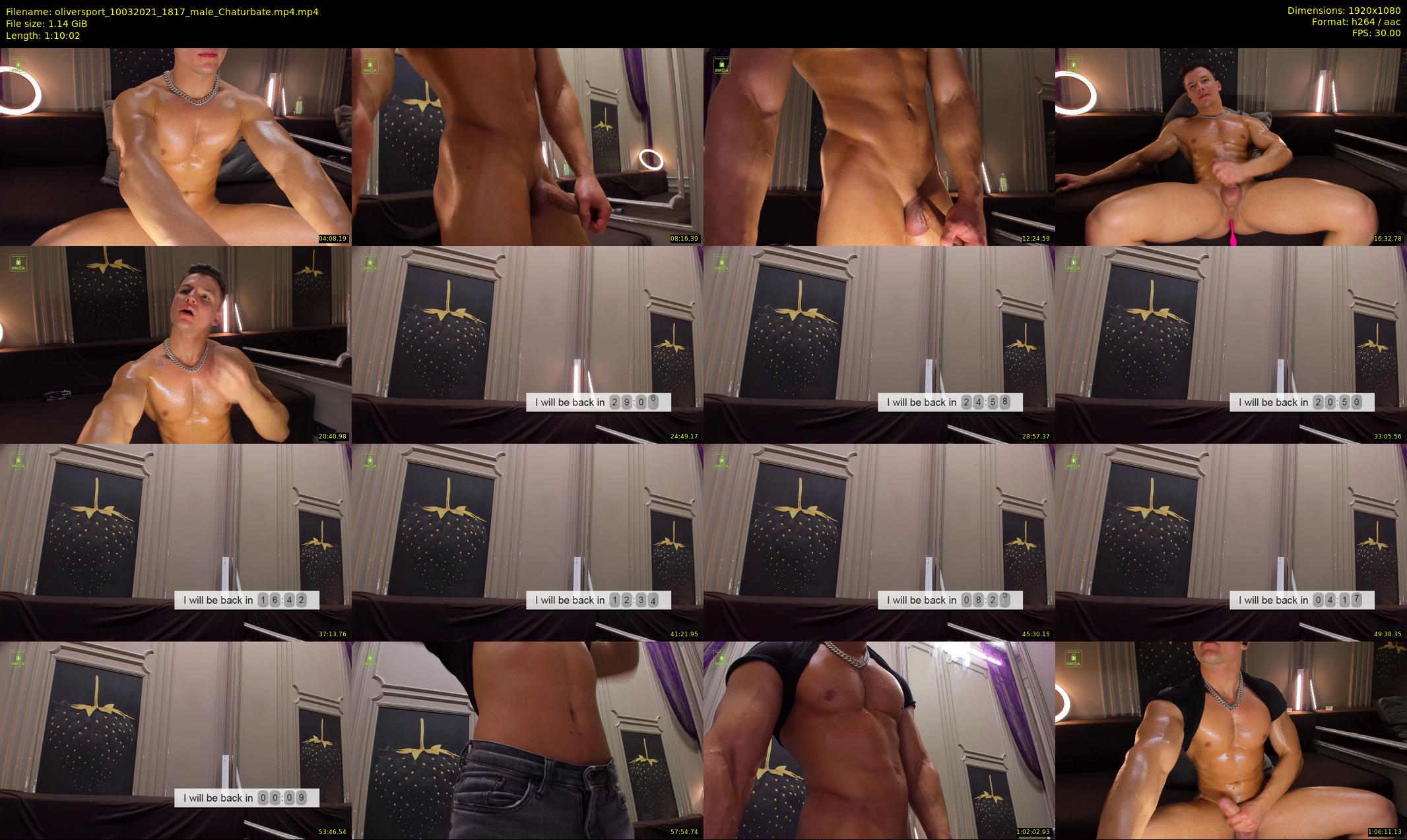 oliversport — 71 minute Chaturbate male cam show recording, 1080p, Mar 10, 2021