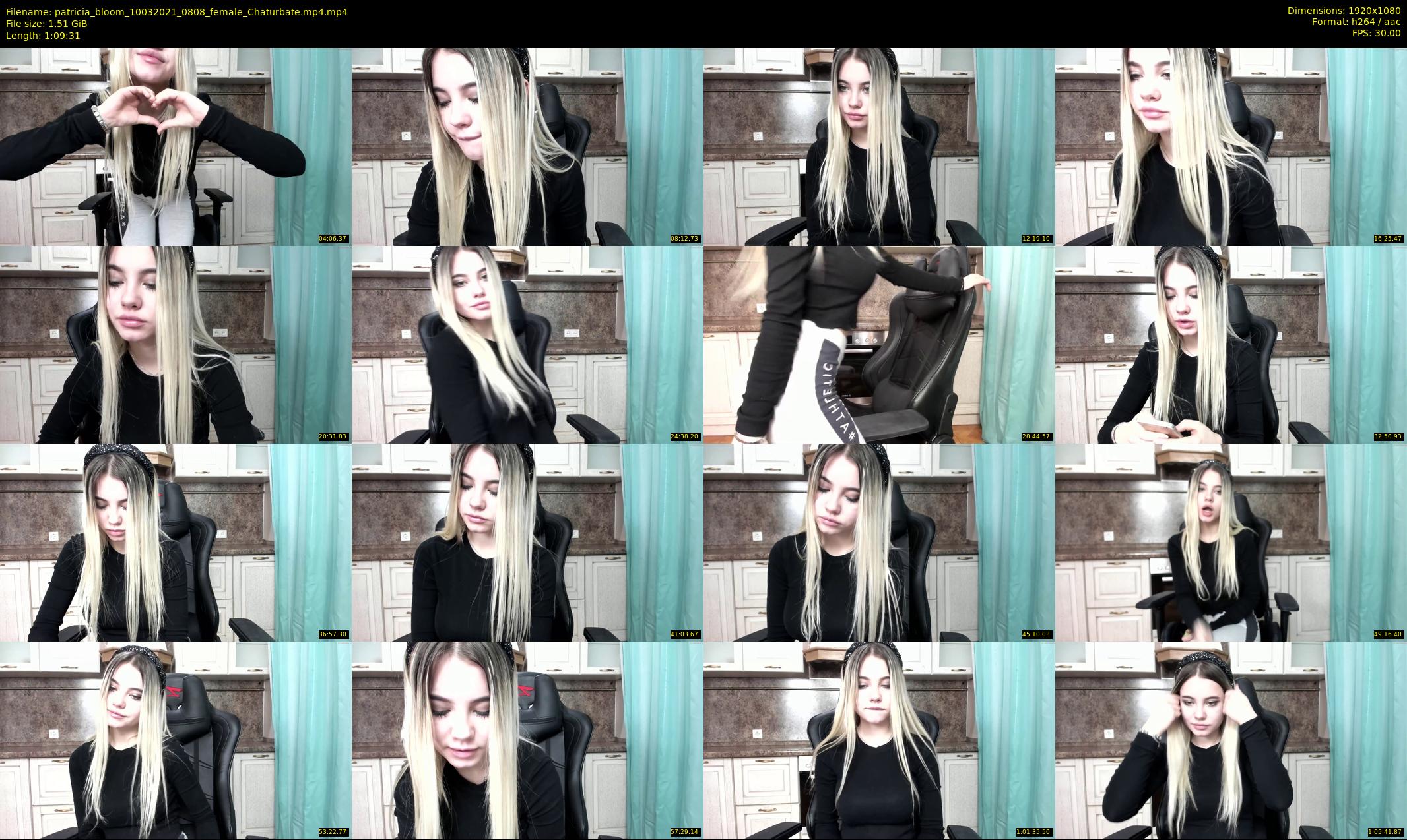 patricia_bloom — 70 minute Chaturbate female cam show recording, 1080p, Mar 10, 2021