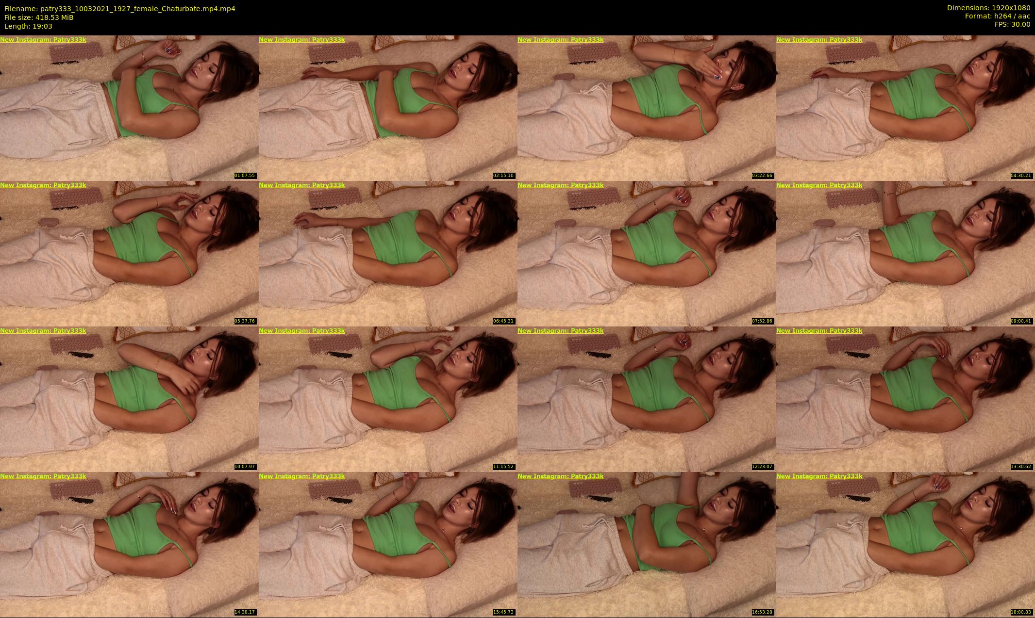 patry333 — 20 minute Chaturbate female cam show recording, 1080p, Mar 10, 2021