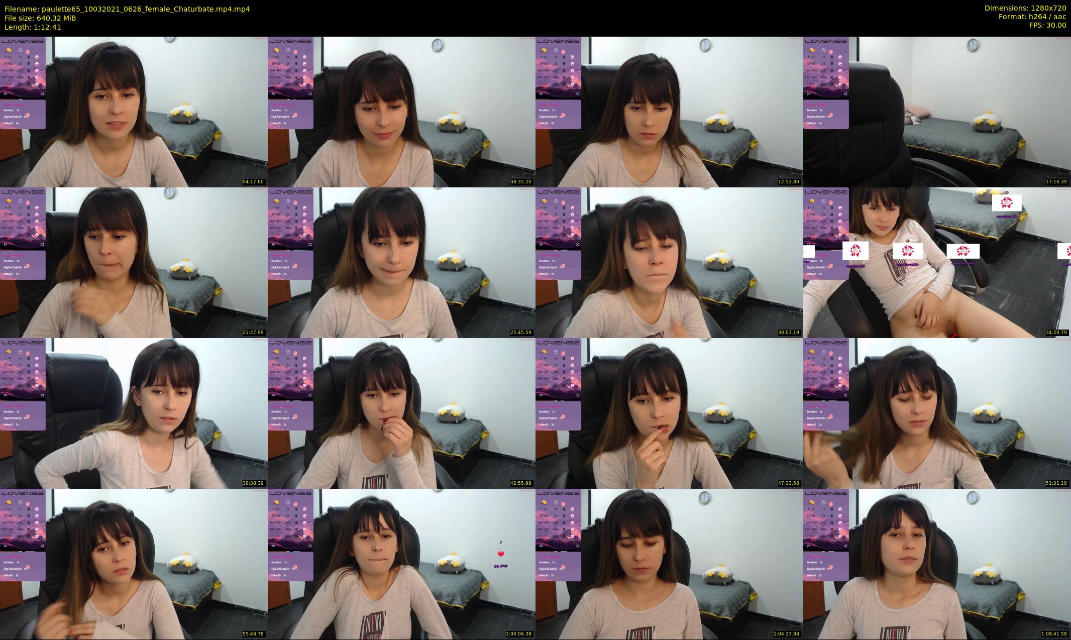 paulette65 — 73 minute Chaturbate female cam show recording, 720p, Mar 10, 2021