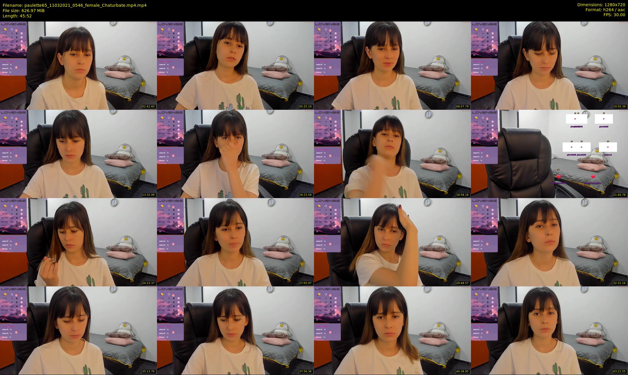 paulette65 — 46 minute Chaturbate female cam show recording, 720p, Mar 11, 2021