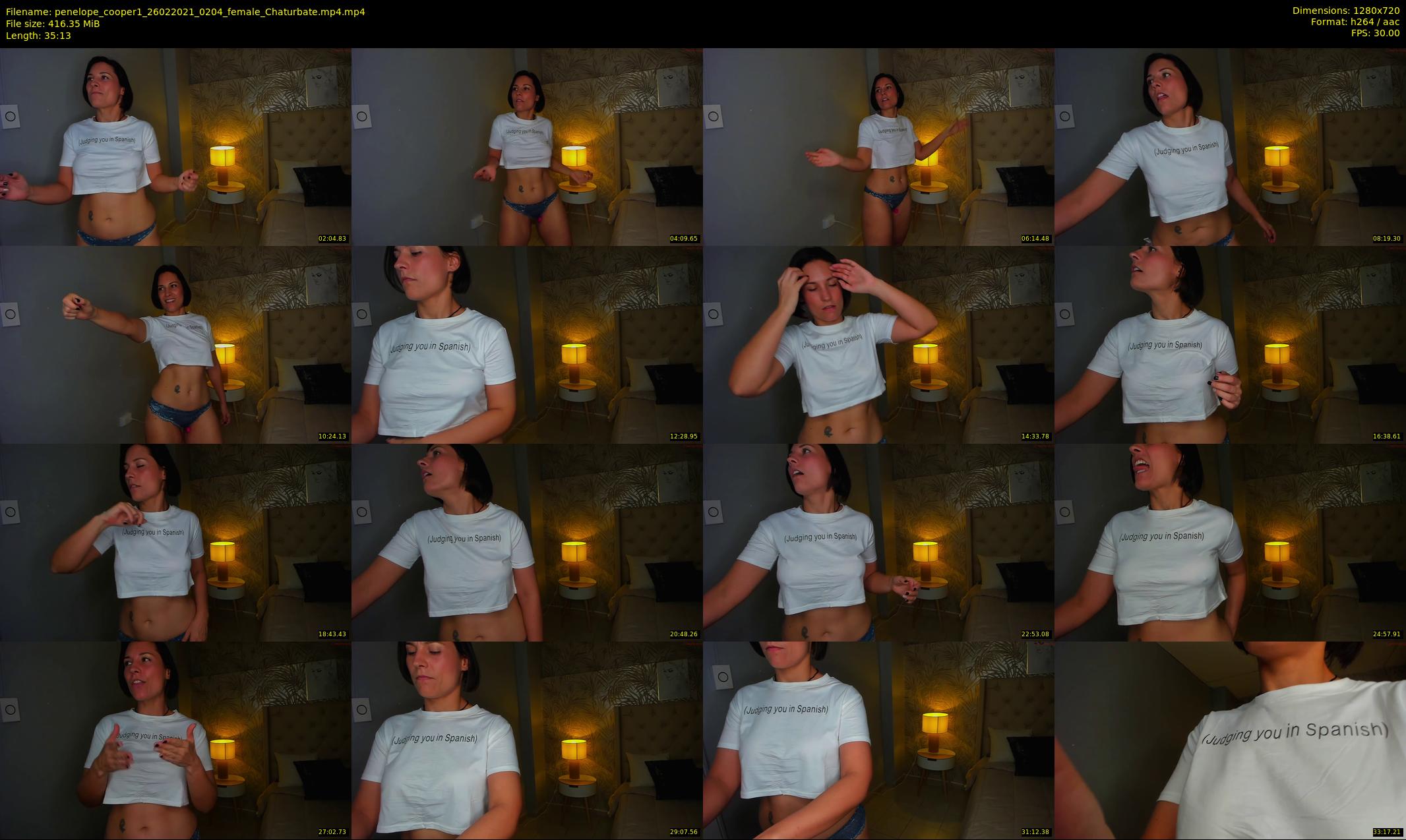 penelope_cooper1 — 36 minute Chaturbate female cam show recording, 720p, Feb 26, 2021