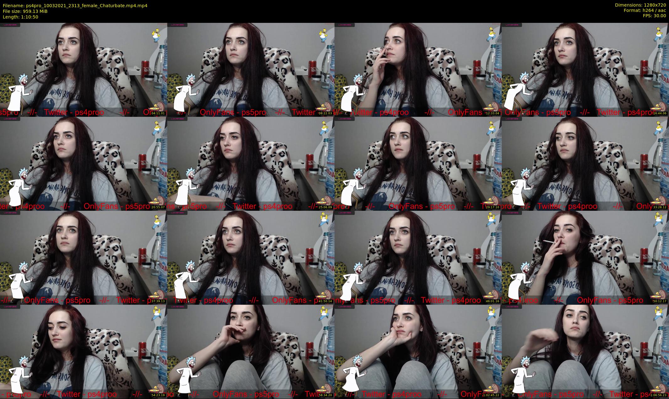 ps4pro — 71 minute Chaturbate female cam show recording, 720p, Mar 10, 2021
