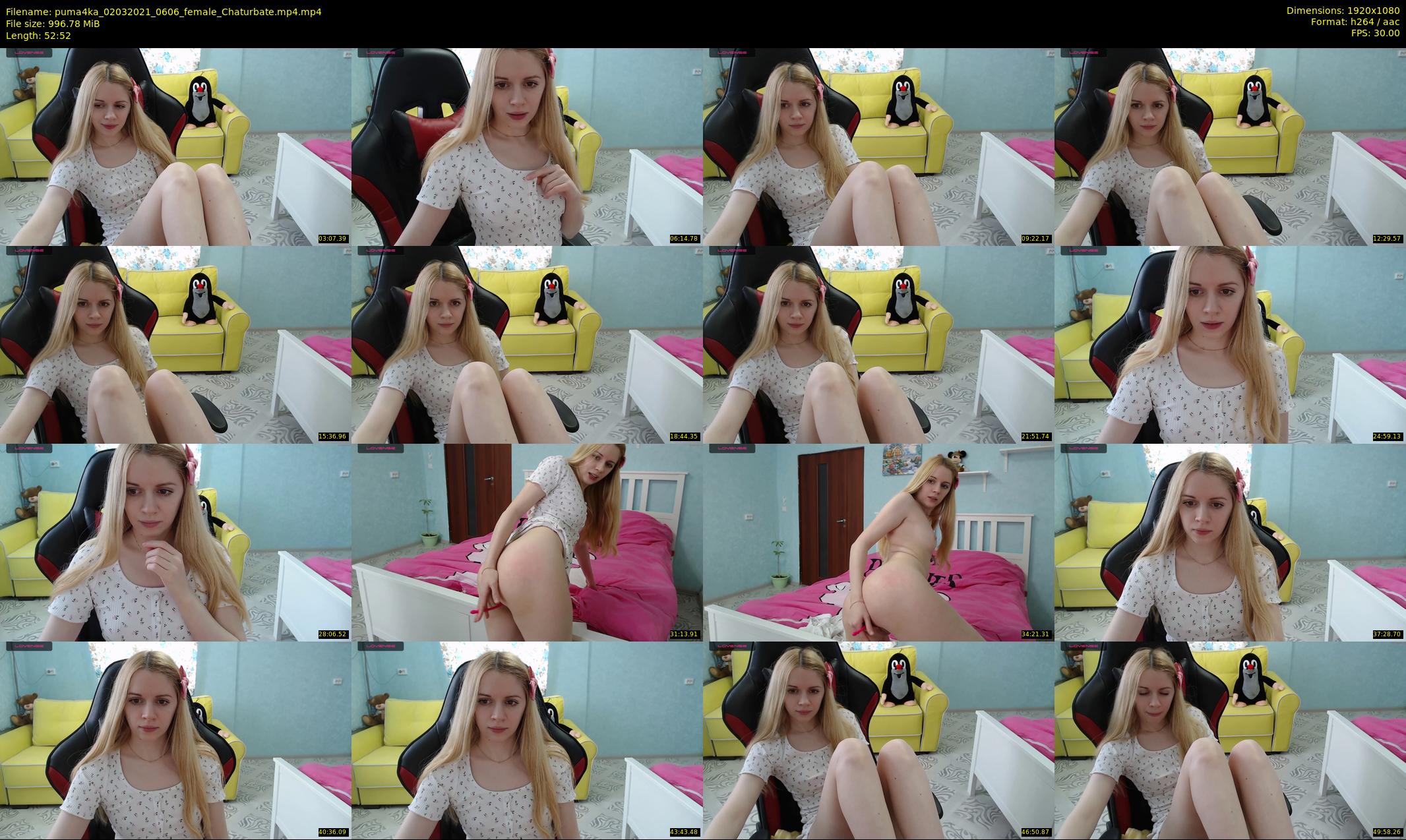 puma4ka — 53 minute Chaturbate female cam show recording, 1080p, Mar 2, 2021