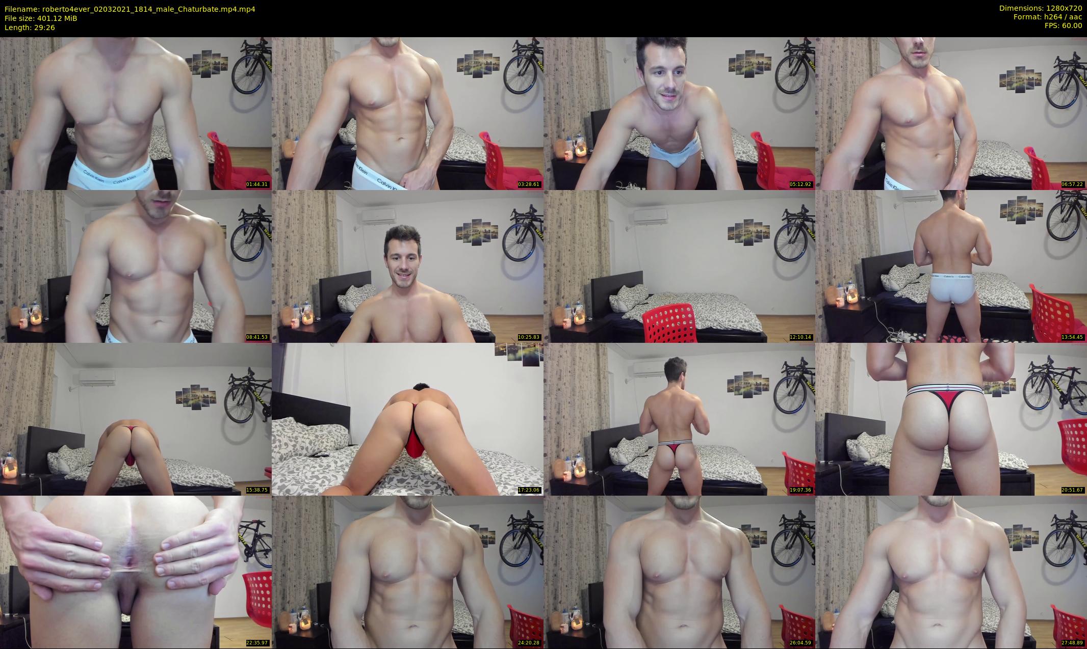 roberto4ever — 30 minute Chaturbate male cam show recording, 720p, Mar 2, 2021