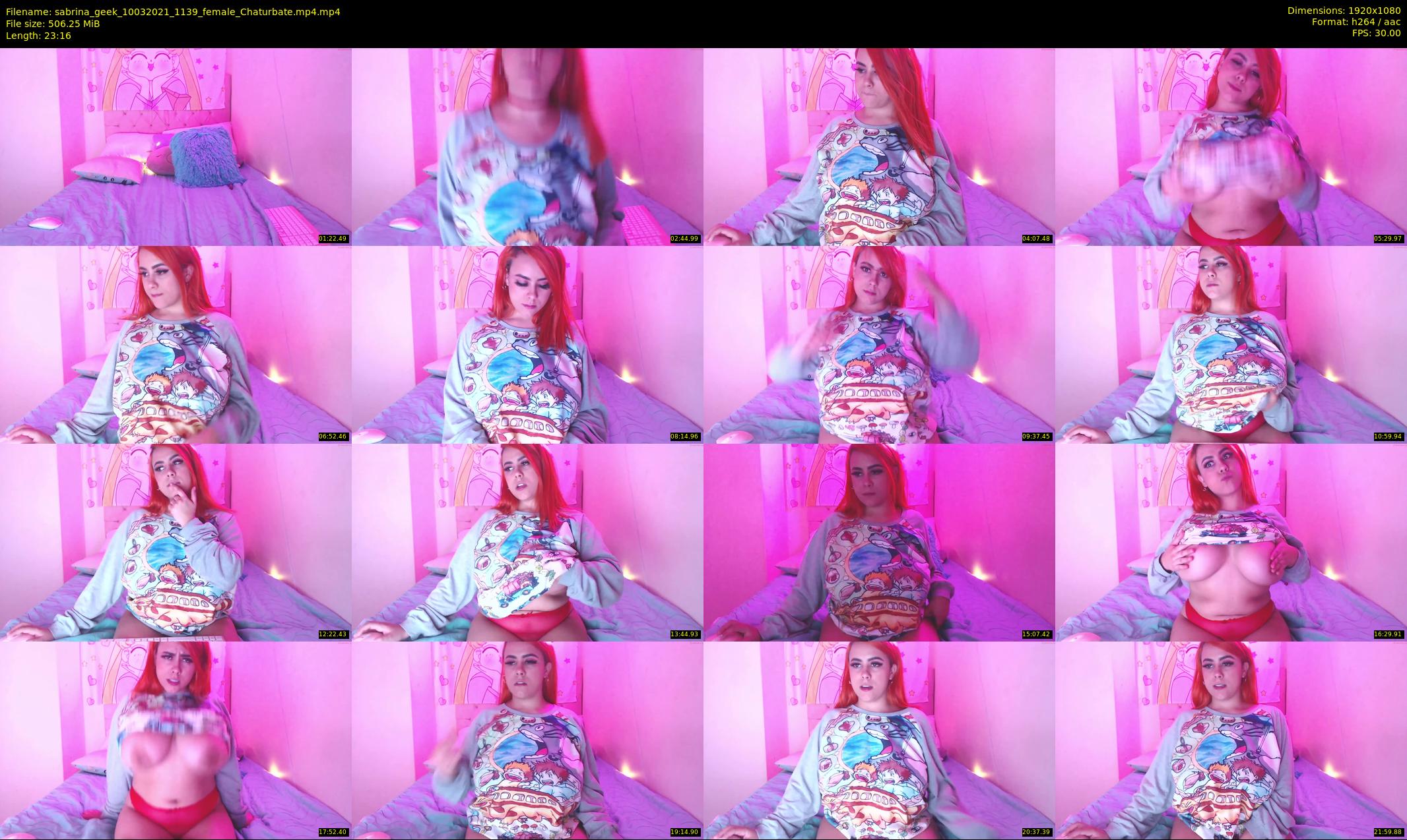 sabrina_geek — 24 minute Chaturbate female cam show recording, 1080p, Mar 10, 2021