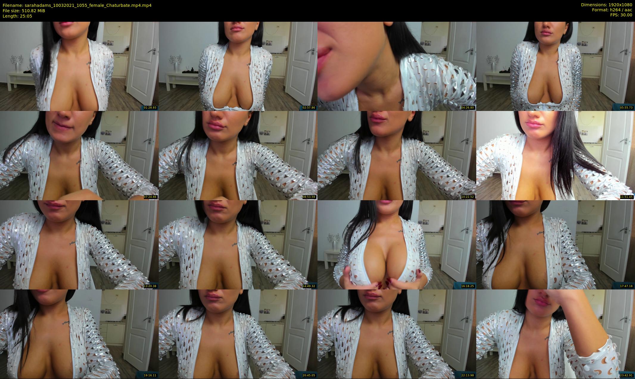 sarahadams — 26 minute Chaturbate female cam show recording, 1080p, Mar 10, 2021