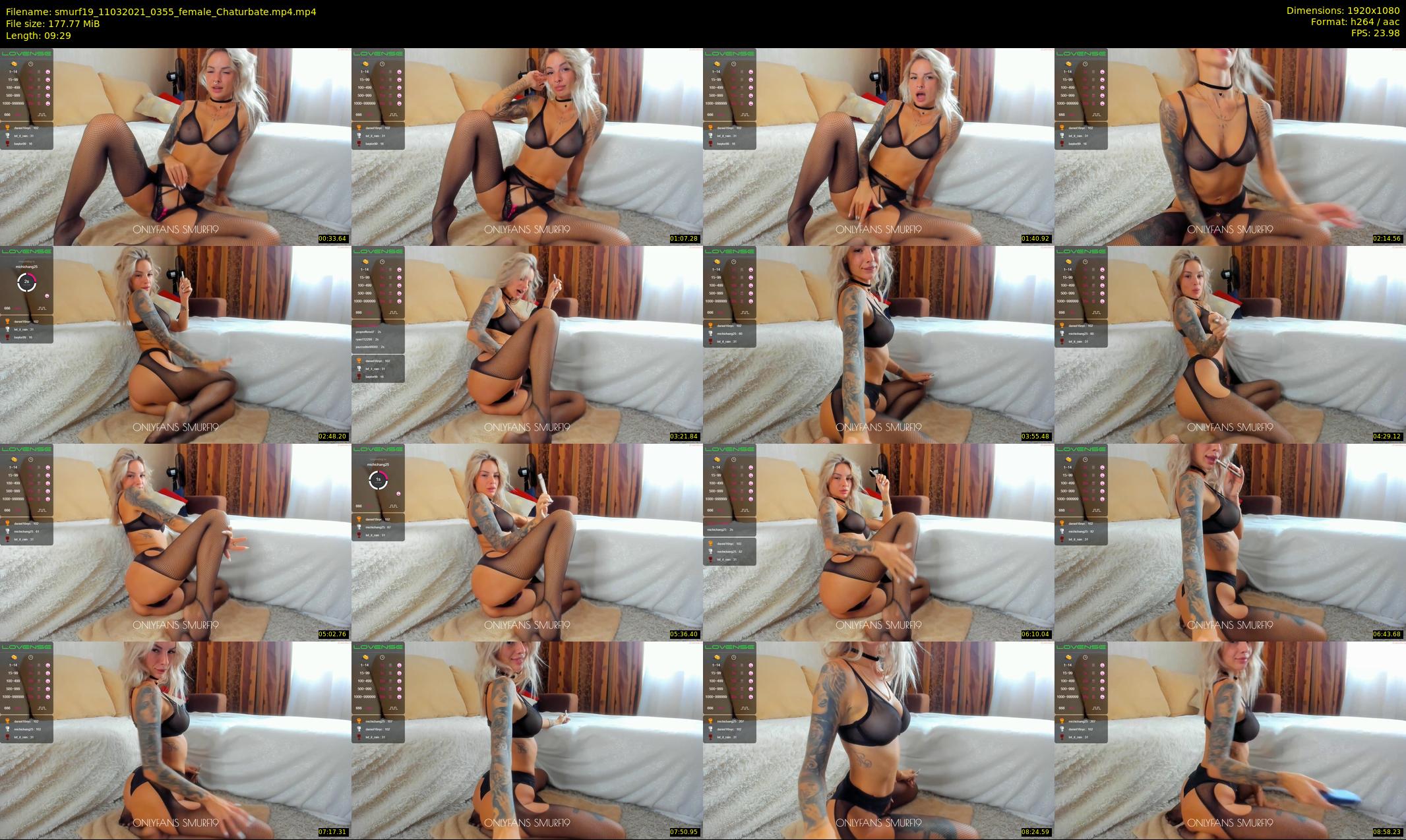 smurf19 — 10 minute Chaturbate female cam show recording, 1080p, Mar 11, 2021