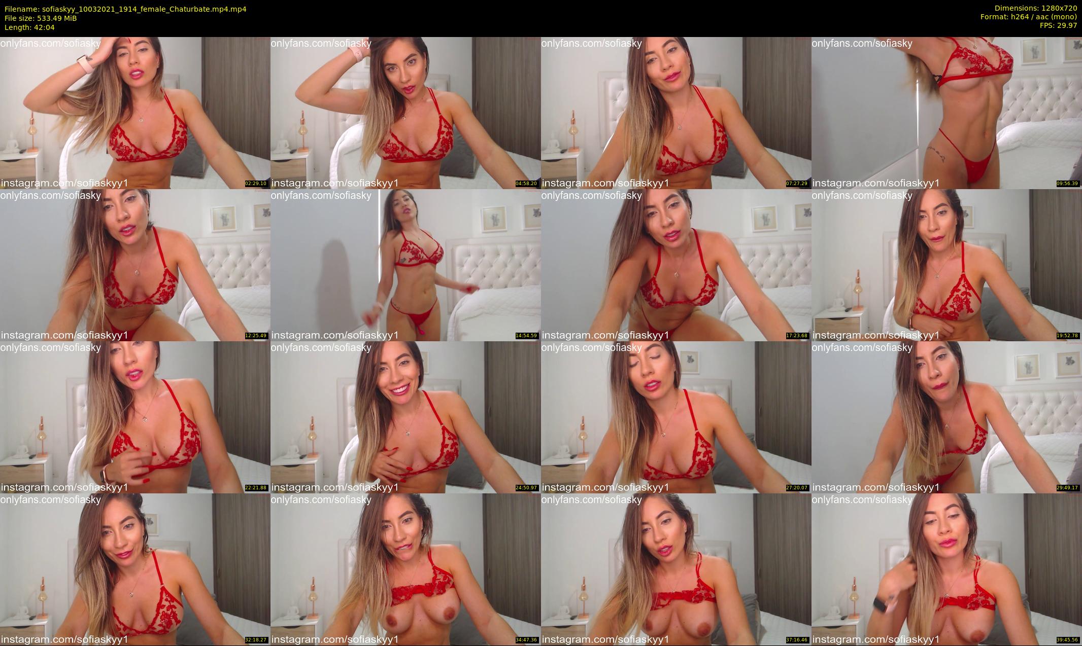 sofiaskyy — 43 minute Chaturbate female cam show recording, 720p, Mar 10, 2021