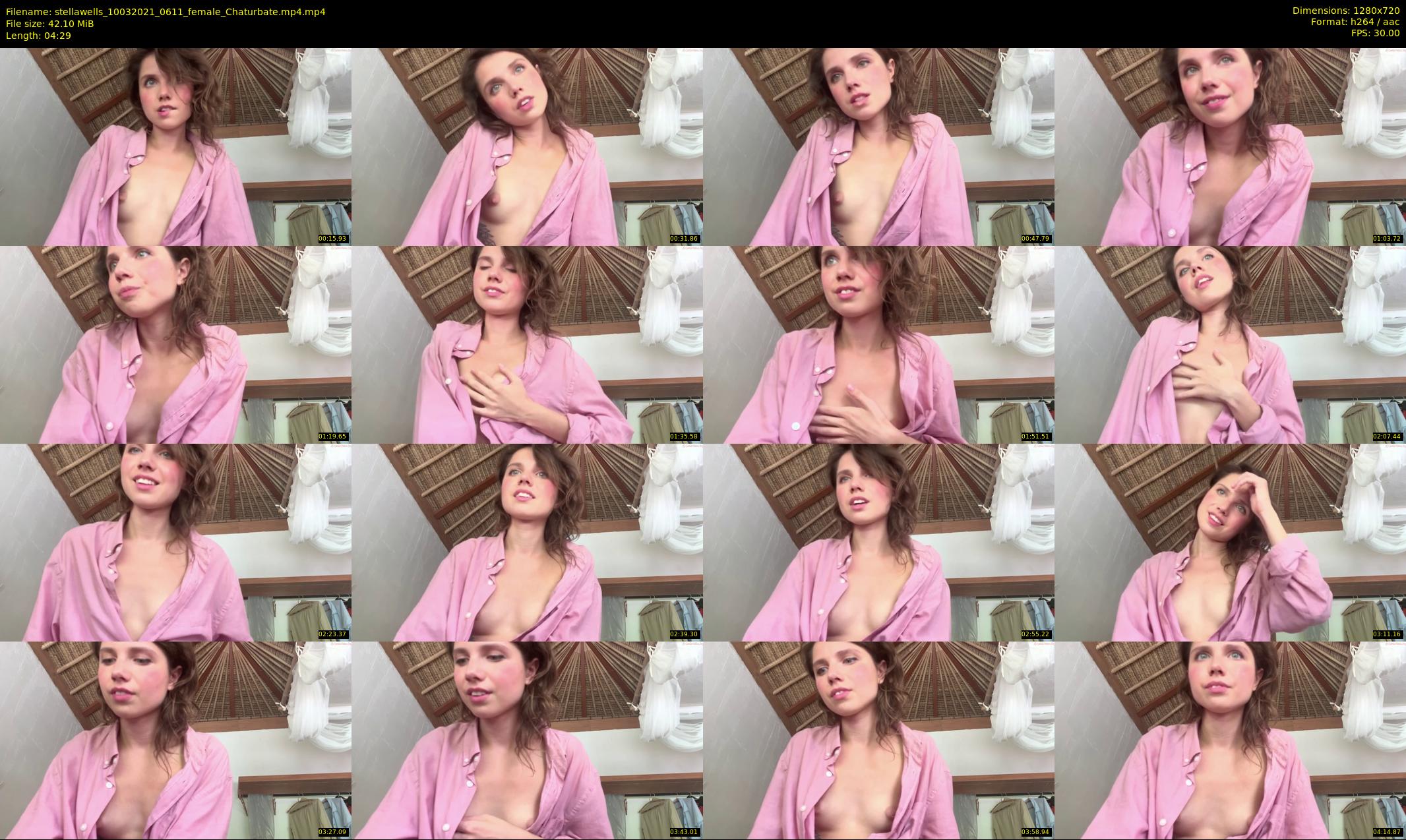stellawells — 5 minute Chaturbate female cam show recording, 720p, Mar 10, 2021