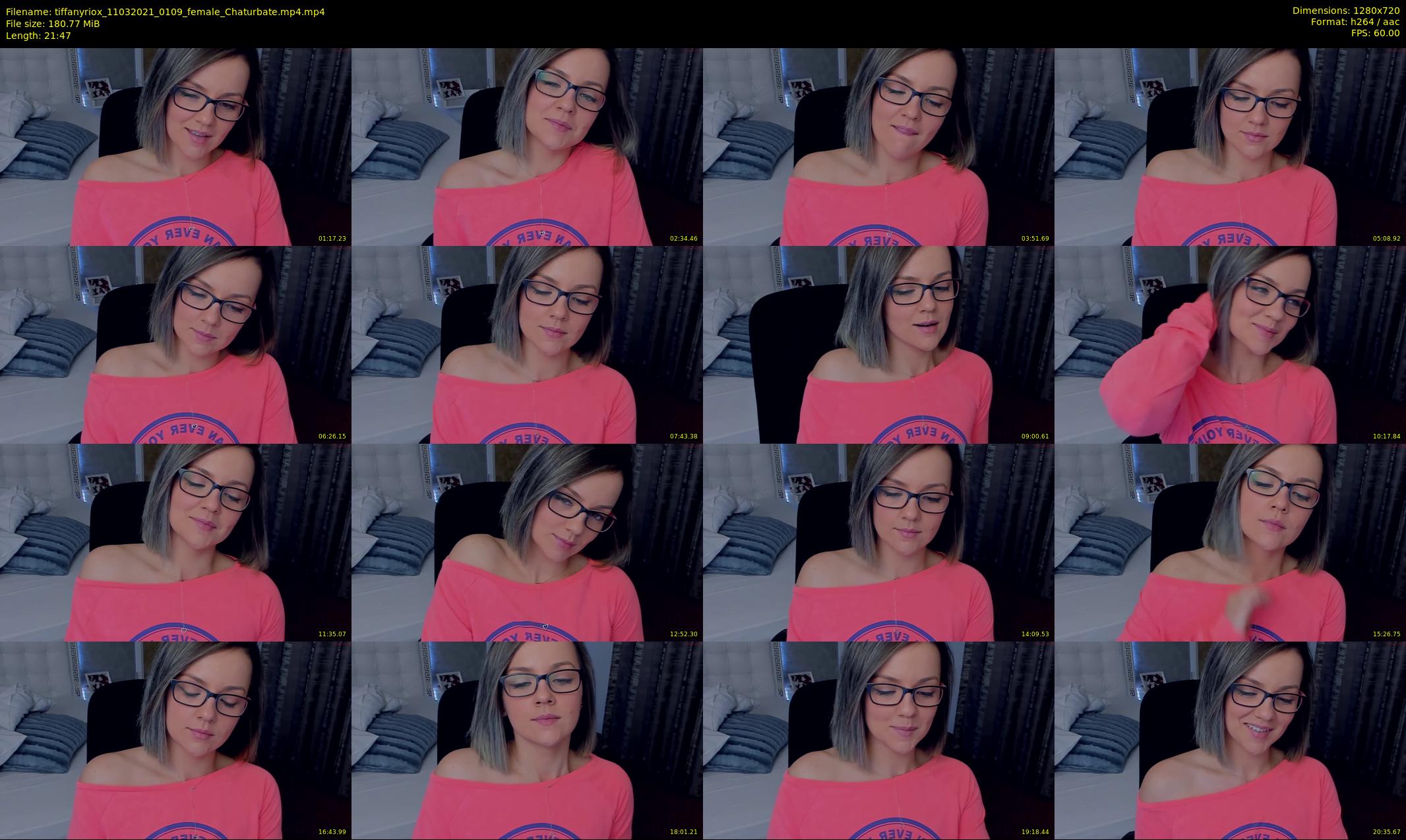 tiffanyriox — 22 minute Chaturbate female cam show recording, 720p, Mar 11, 2021