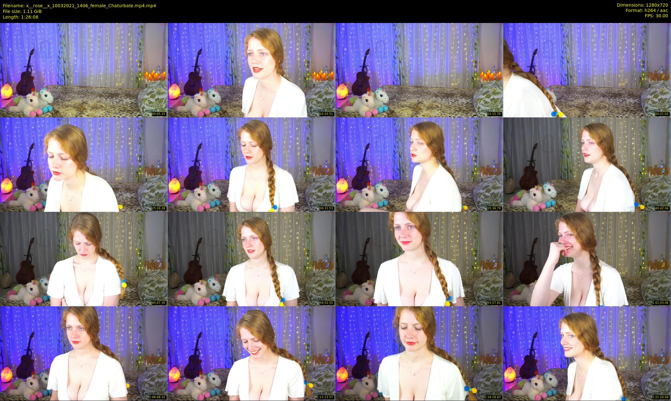 x__rose__x — 87 minute Chaturbate female cam show recording, 720p, Mar 10, 2021