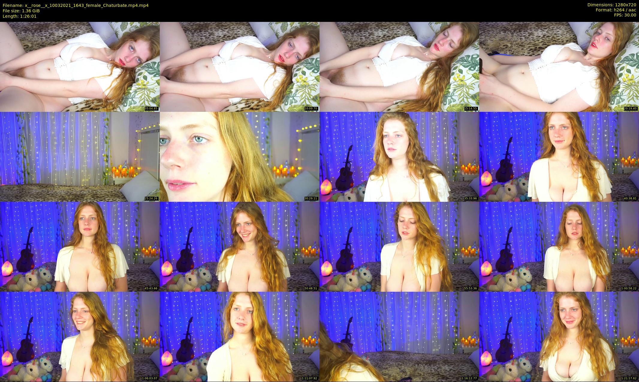 x__rose__x — 87 minute Chaturbate female cam show recording, 720p, Mar 10, 2021