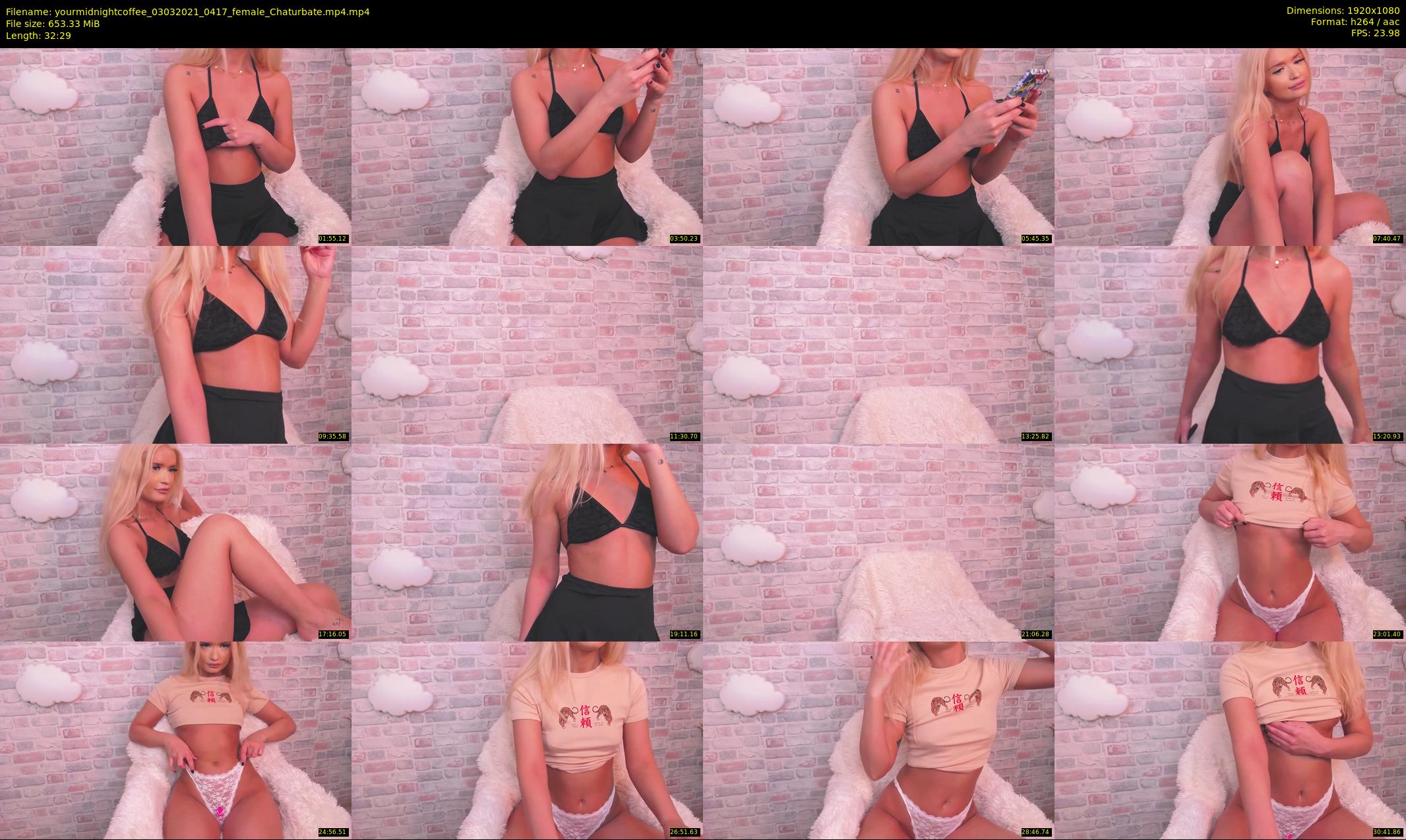 yourmidnightcoffee — 33 minute Chaturbate female cam show recording, 1080p, Mar 3, 2021