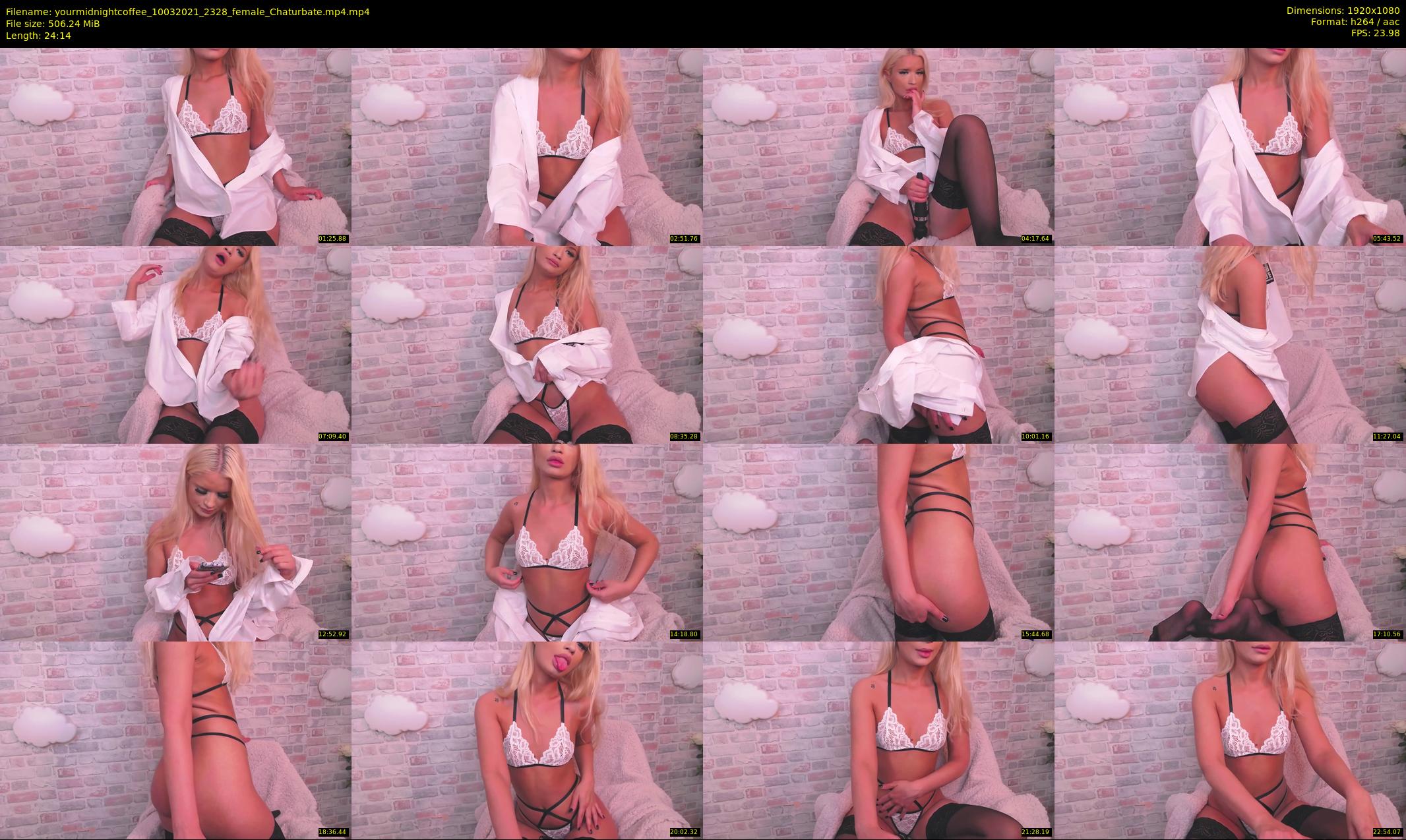 yourmidnightcoffee — 25 minute Chaturbate female cam show recording, 1080p, Mar 10, 2021