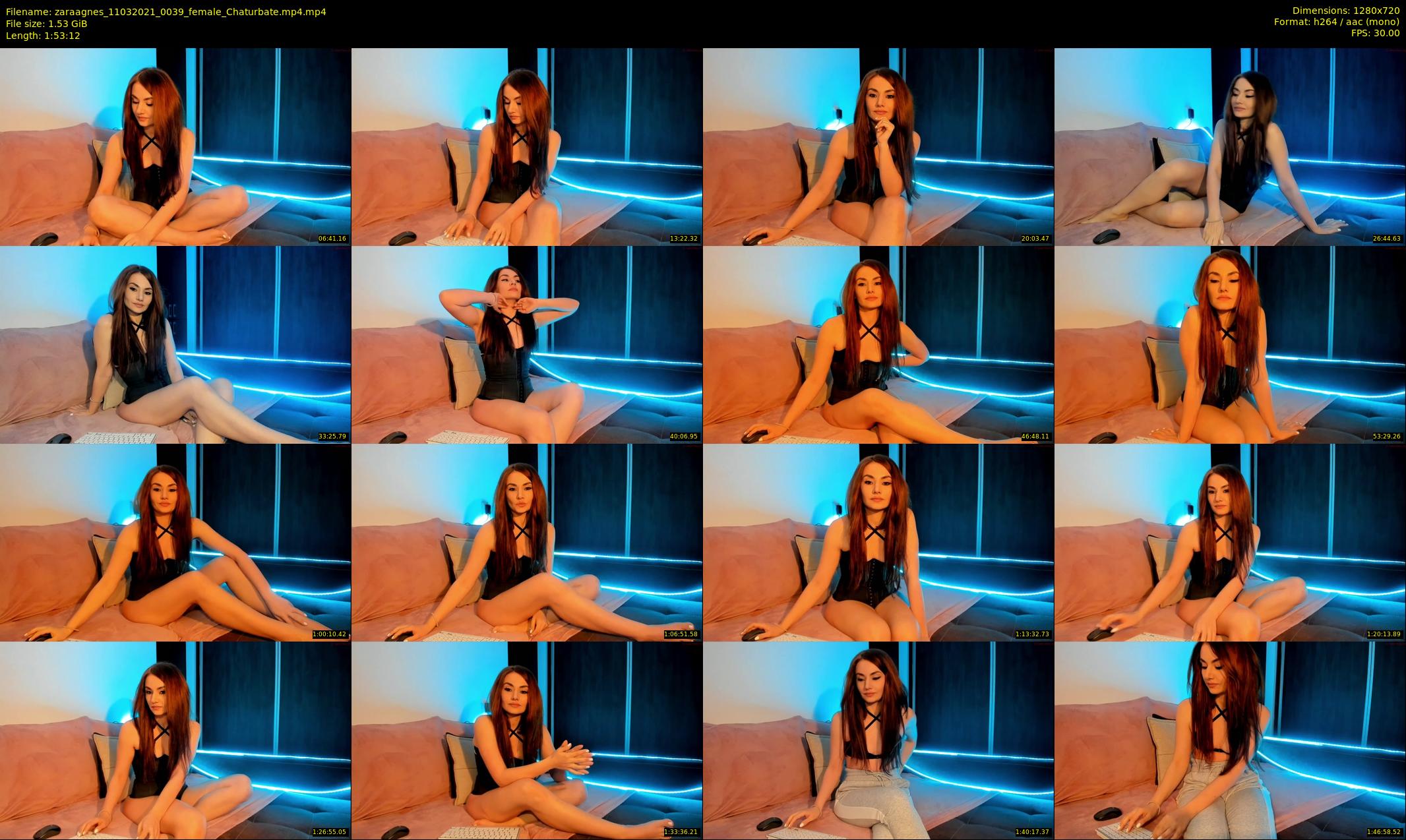 zaraagnes — 114 minute Chaturbate female cam show recording, 720p, Mar 11, 2021