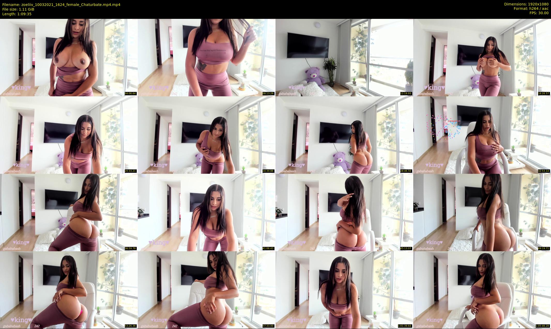 zoeliiv — 70 minute Chaturbate female cam show recording, 1080p, Mar 10, 2021