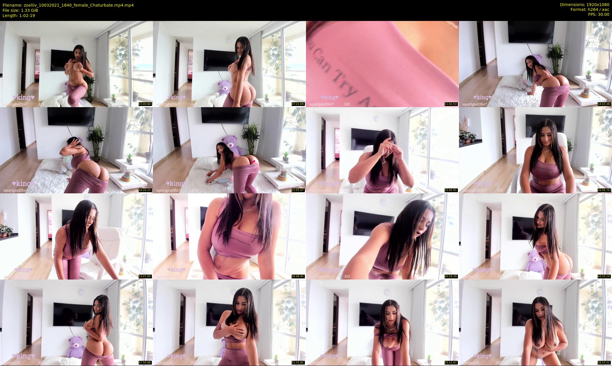 zoeliiv — 63 minute Chaturbate female cam show recording, 1080p, Mar 10, 2021