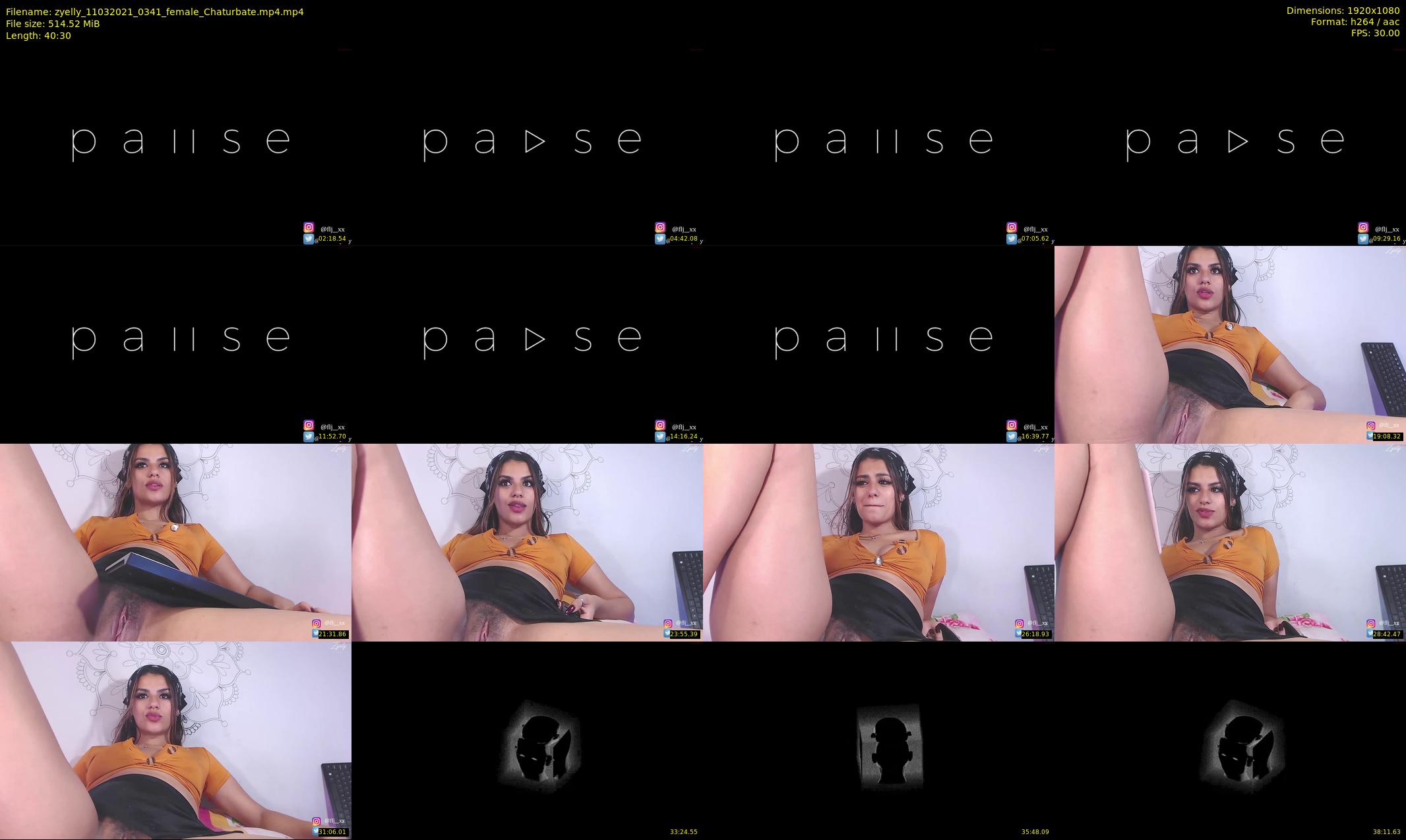 zyelly — 41 minute Chaturbate female cam show recording, 1080p, Mar 11, 2021