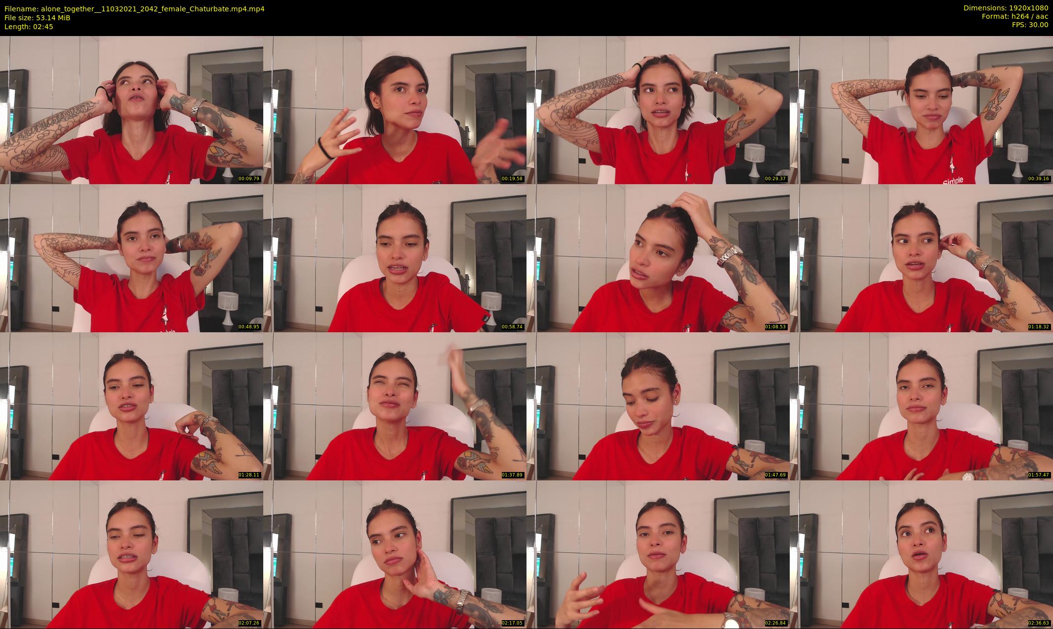 alone_together_ — 3 minute Chaturbate female cam show recording, 1080p, Mar 11, 2021