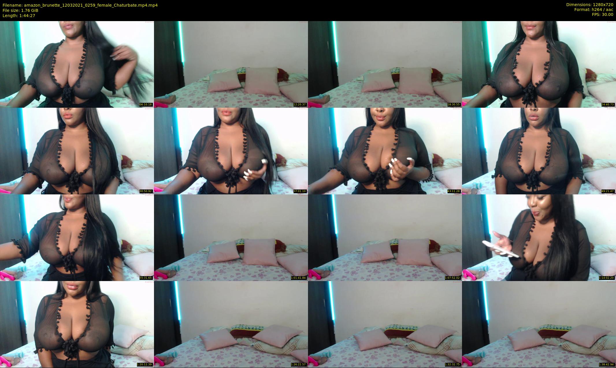 amazon_brunette — 105 minute Chaturbate female cam show recording, 720p, Mar 12, 2021