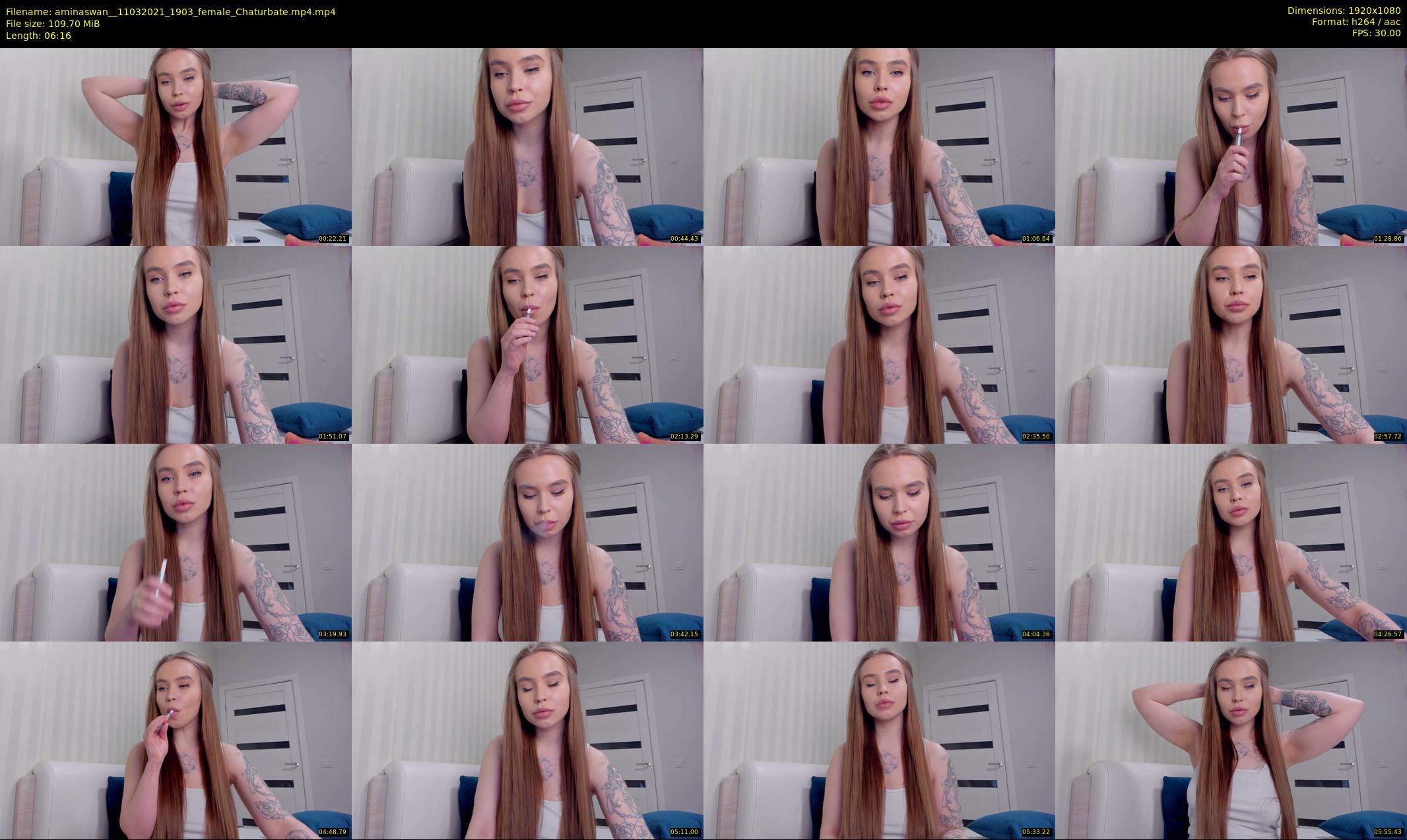aminaswan_ — 7 minute Chaturbate female cam show recording, 1080p, Mar 11, 2021