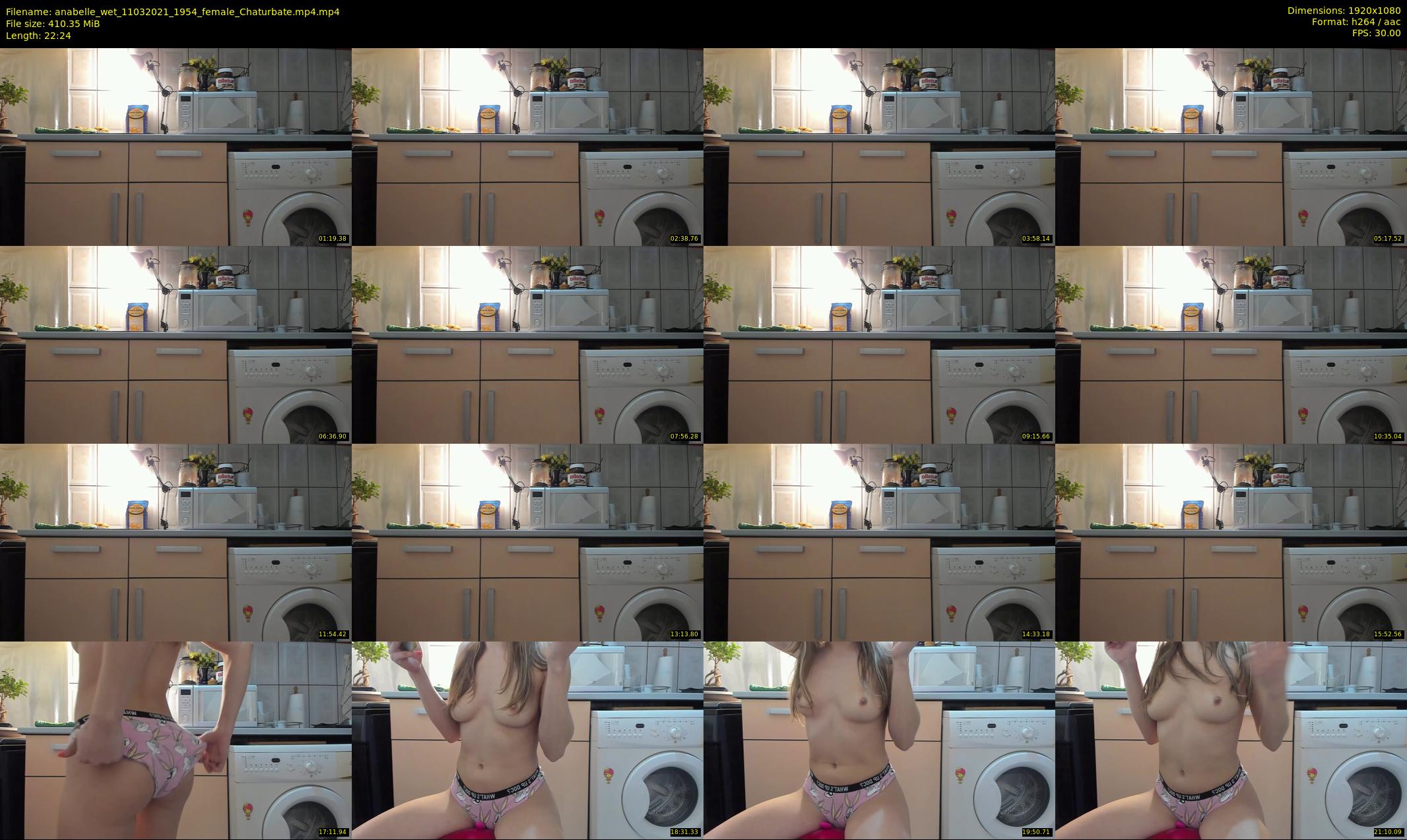 anabelle_wet — 23 minute Chaturbate female cam show recording, 1080p, Mar 11, 2021